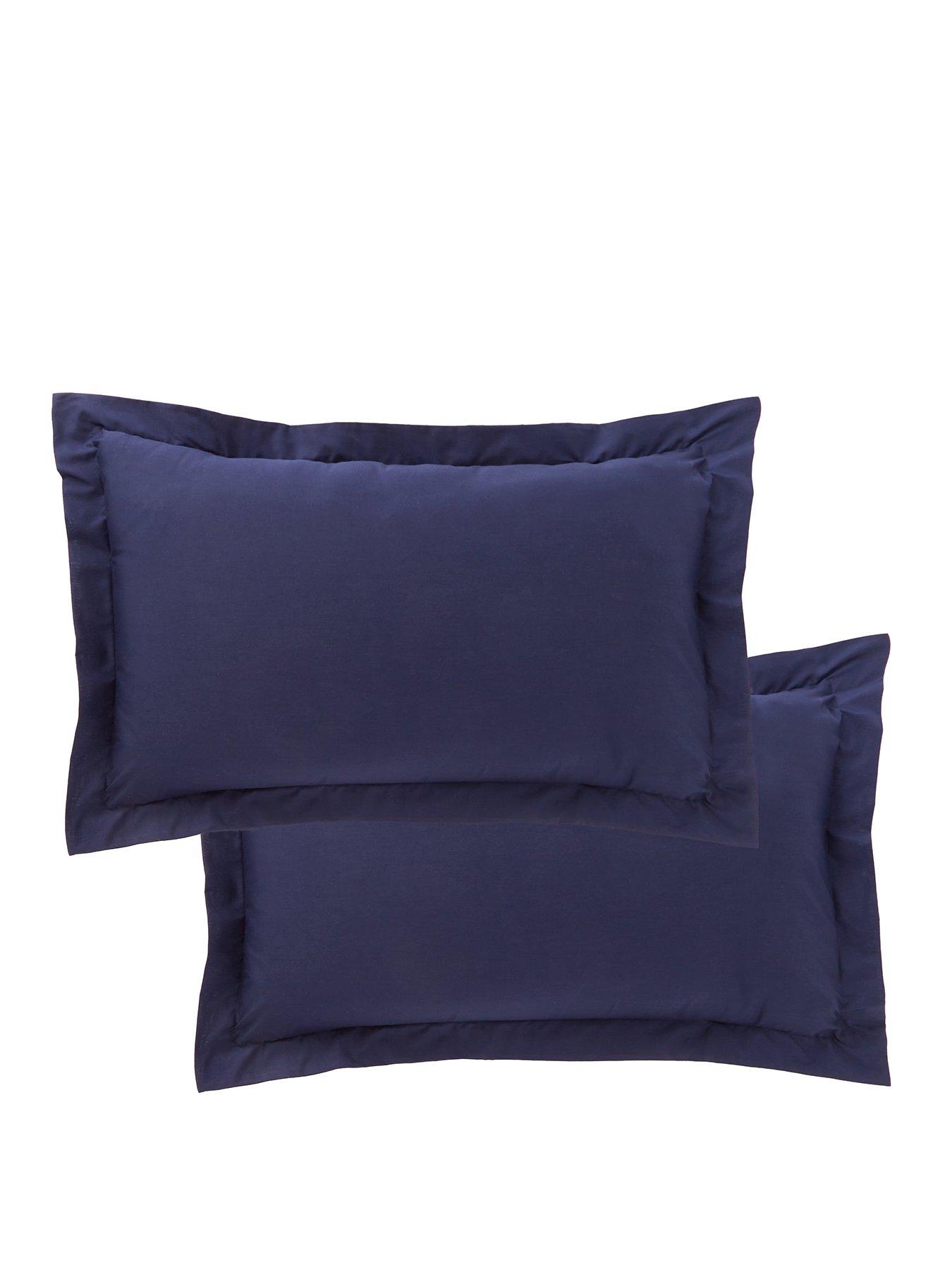 Image 2 of 4 of Very Home Non-Iron 180 Thread Count Oxford Pillowcase Pair