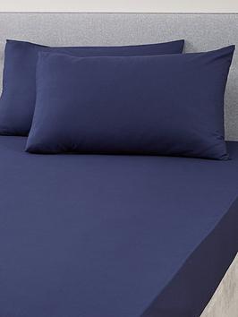 Product photograph of Very Home Non-iron 180 Thread Count Standard Pillowcase Pair from very.co.uk