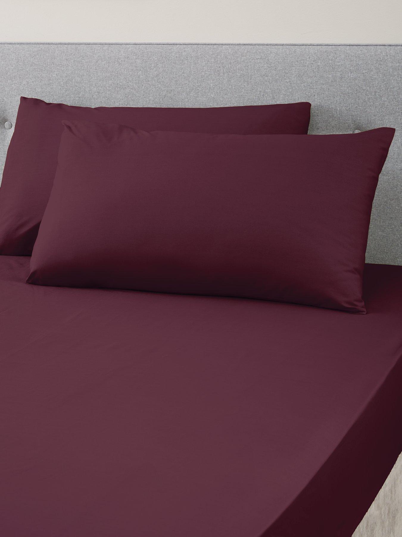 undefined Non-Iron 180 Thread Count Standard Pillowcase Pair