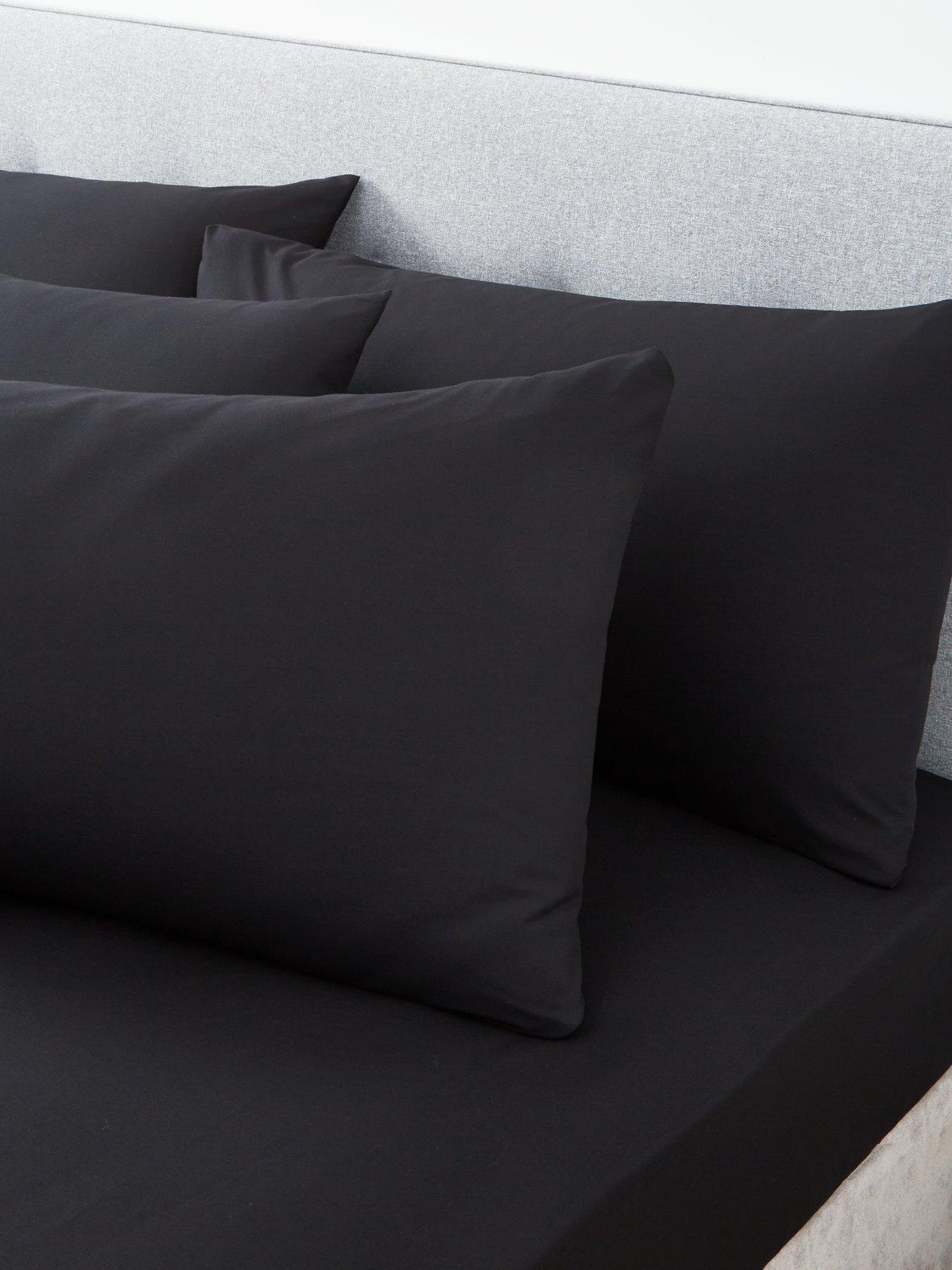 Very Home Pack of Four Easy Care Polycotton Count Standard Pillowcases