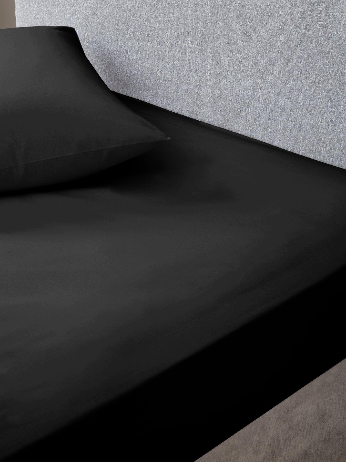 undefined Non-Iron 180 Thread Count Extra Deep 32 cm Fitted Sheet
