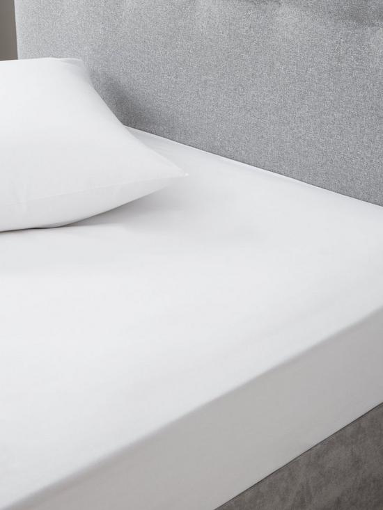front image of very-home-non-iron-180-thread-count-extra-deep-32-cm-fitted-sheet