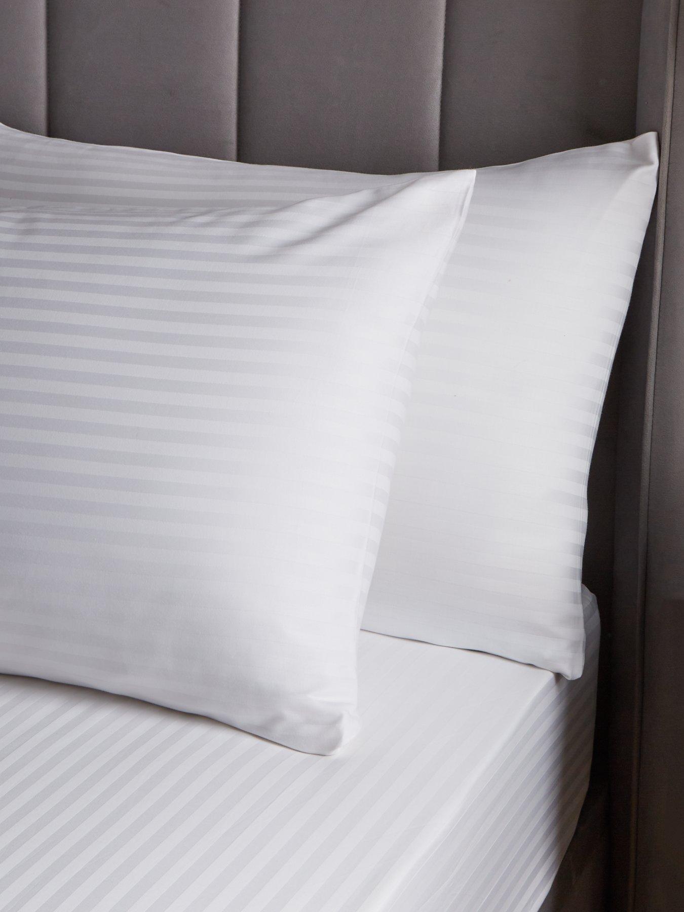 Image 3 of 3 of Very Home Luxury 300 Thread Count Soft Touch Sateen Stripe Housewife Pillowcase