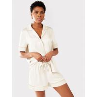 CHELSEA PEERS Chelsea Peer's SS button up and short with Lace Trim ...
