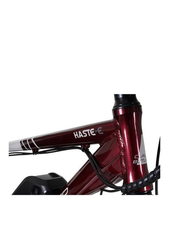 stillFront image of claud-butler-haste-18-inch-frame-electric-bike-red