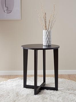 Product photograph of Macy Side Table - Black from very.co.uk