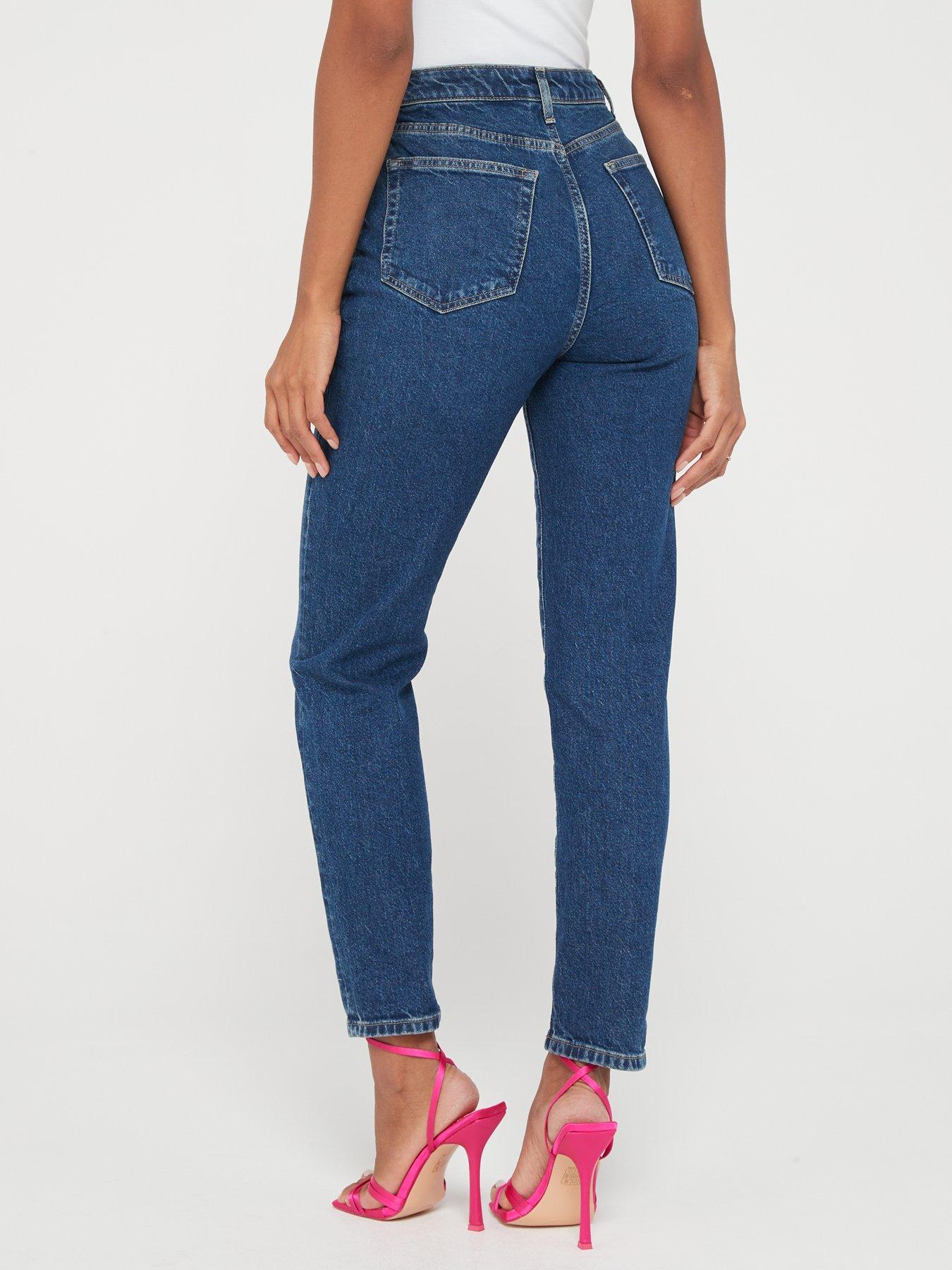 High rise push sales up jeans