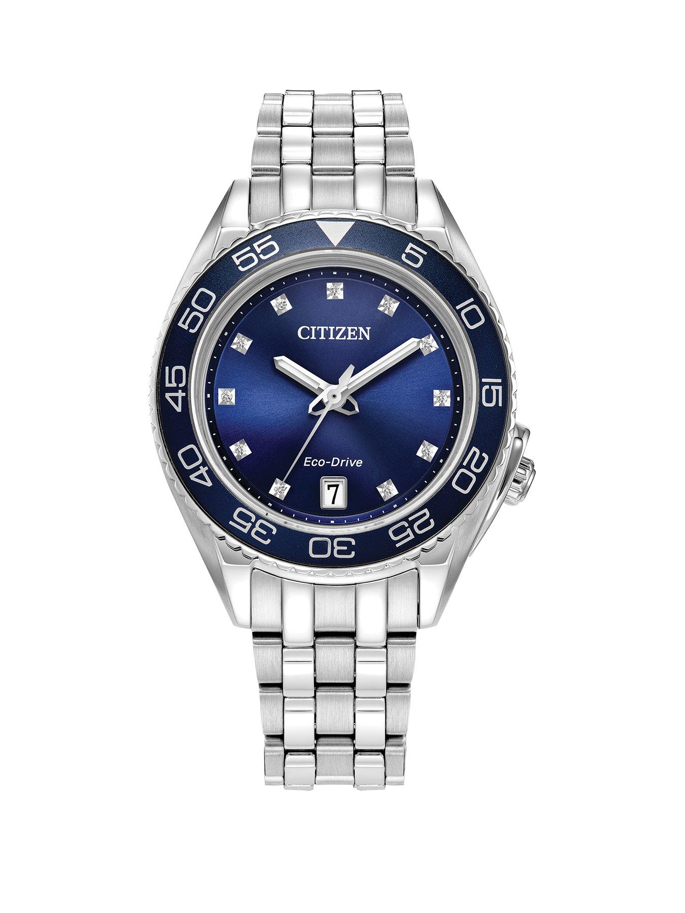 Product photograph of Citizen Ladies Eco-drive Bracelet Stainless Steel Bracelet from very.co.uk