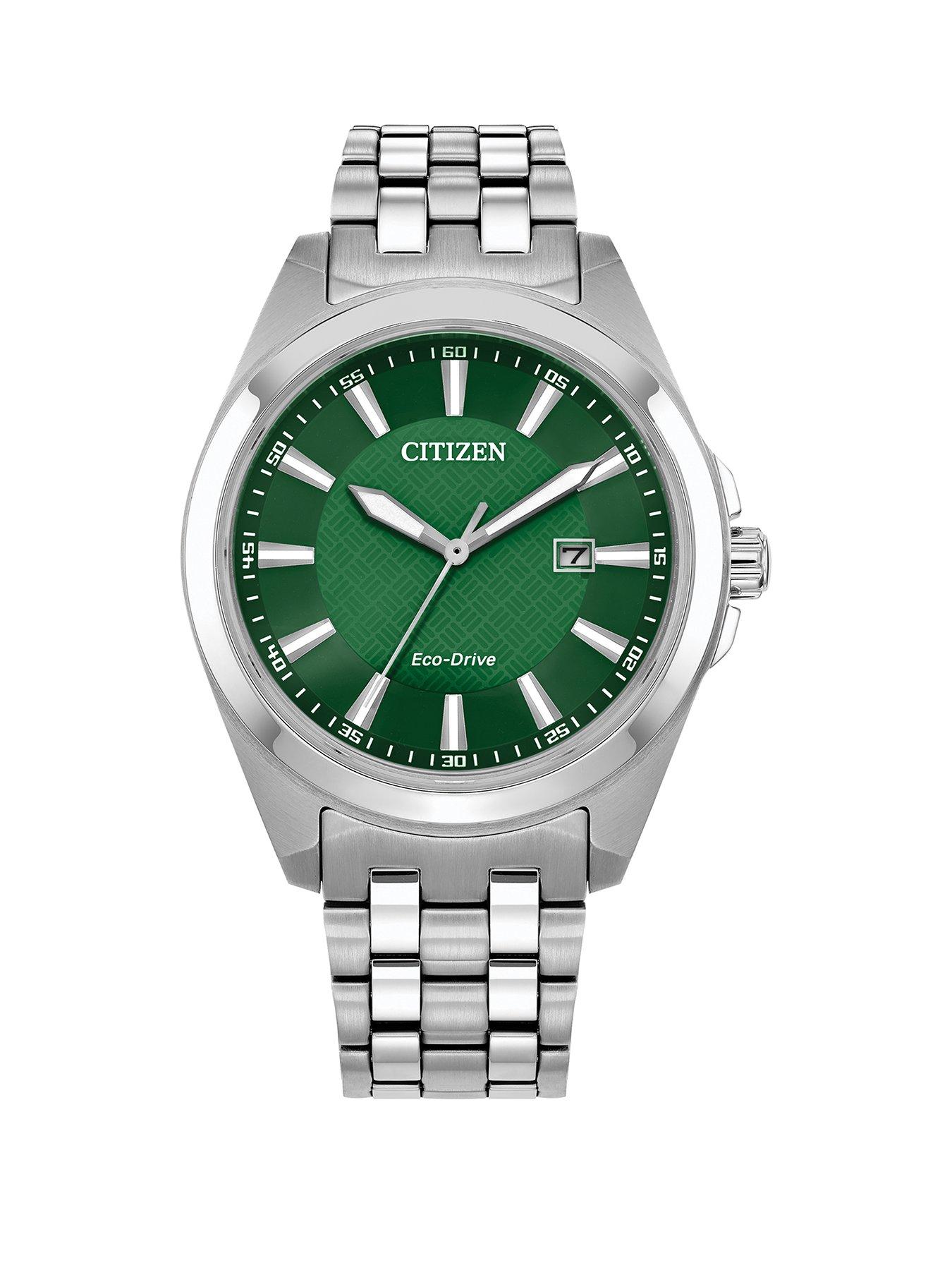 Product photograph of Citizen Gents Eco-drive Bracelet Stainless Steel Bracelet from very.co.uk
