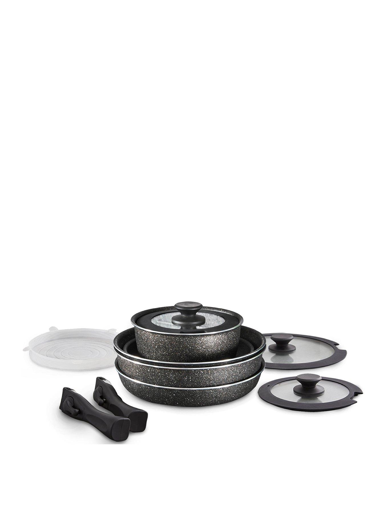 Product photograph of Tower Freedom Precision 13 Piece Cookware Set from very.co.uk