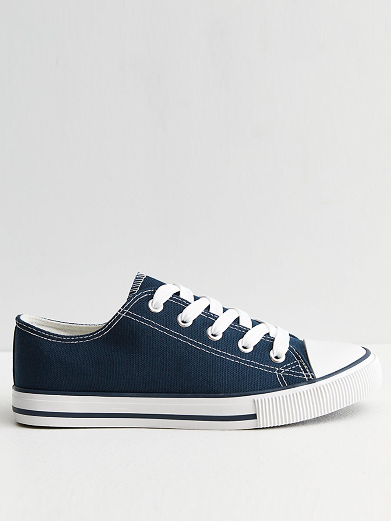 New look best sale canvas trainers