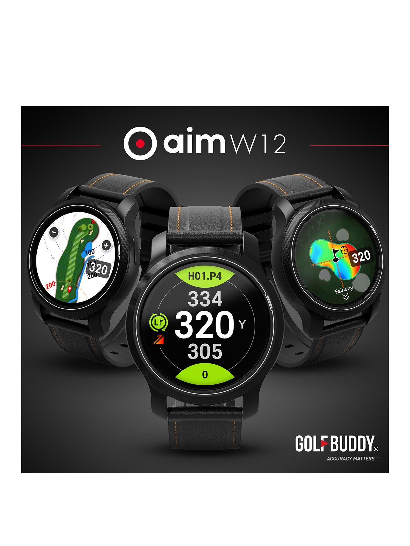 GolfBuddy aim W12 Golf GPS / Smart Watch | Very