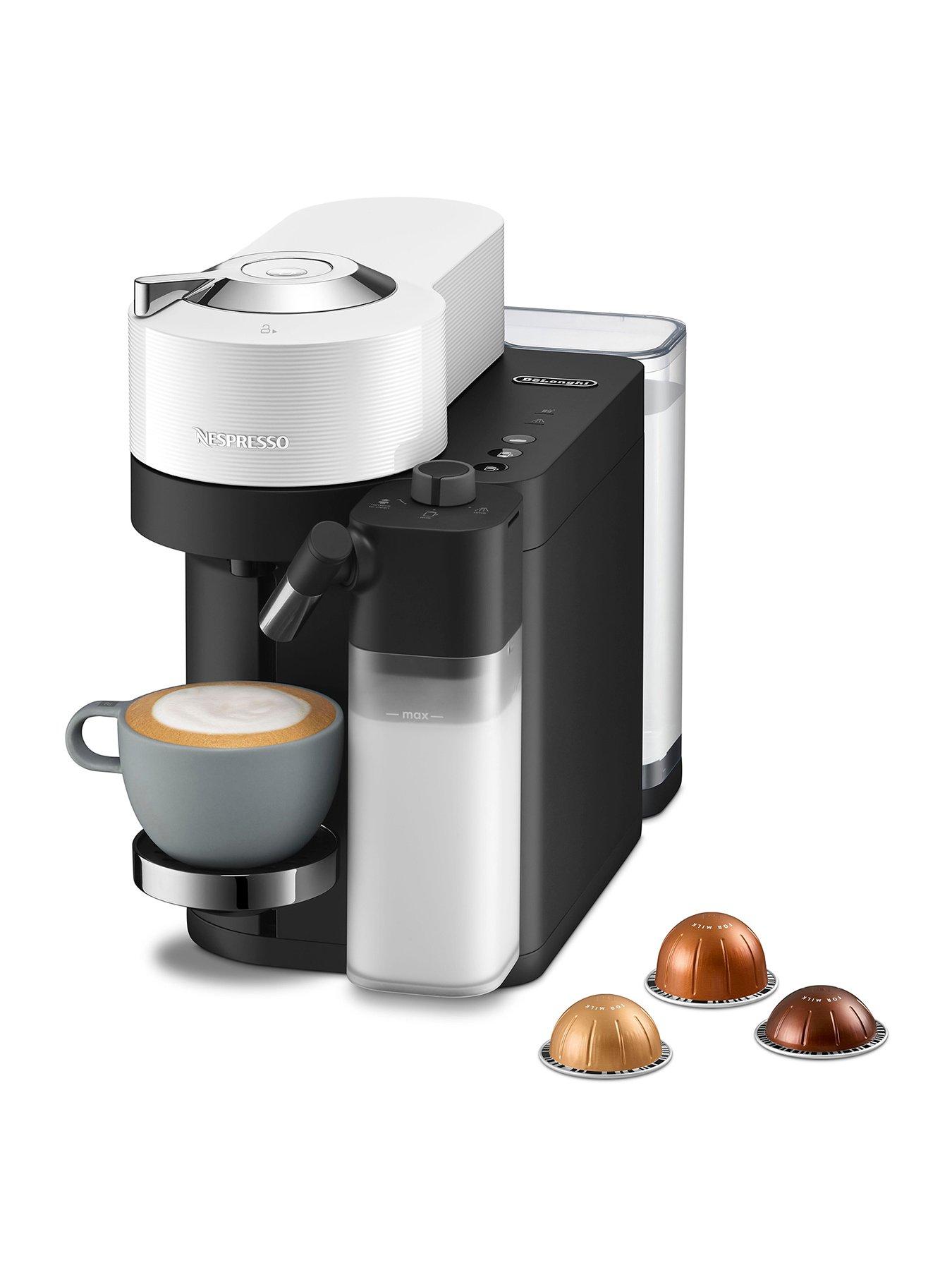 Product photograph of Nespresso Vertuo Latissima By Delonghi - White from very.co.uk