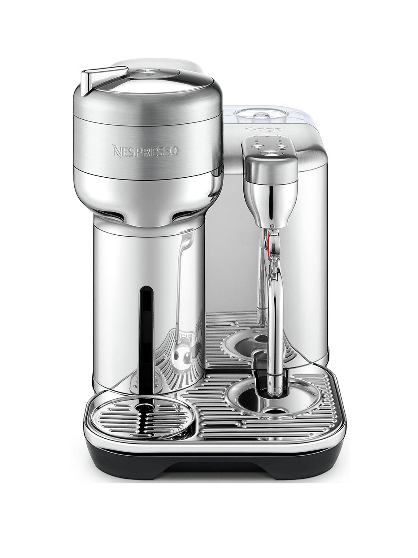 Product photograph of Nespresso Vertuo Creatista By Sage Ndash Stainless Steel from very.co.uk
