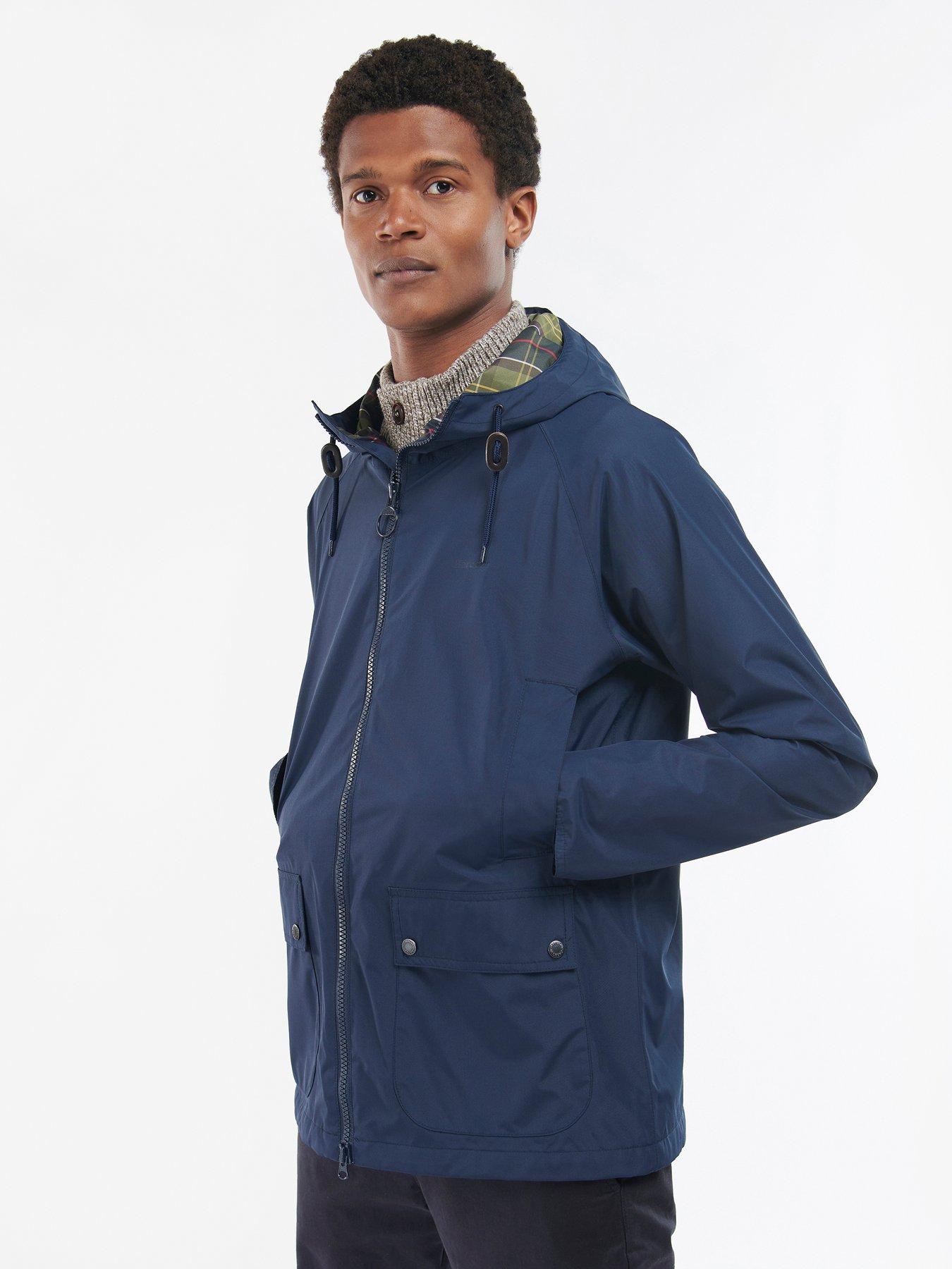 Barbour store hood navy