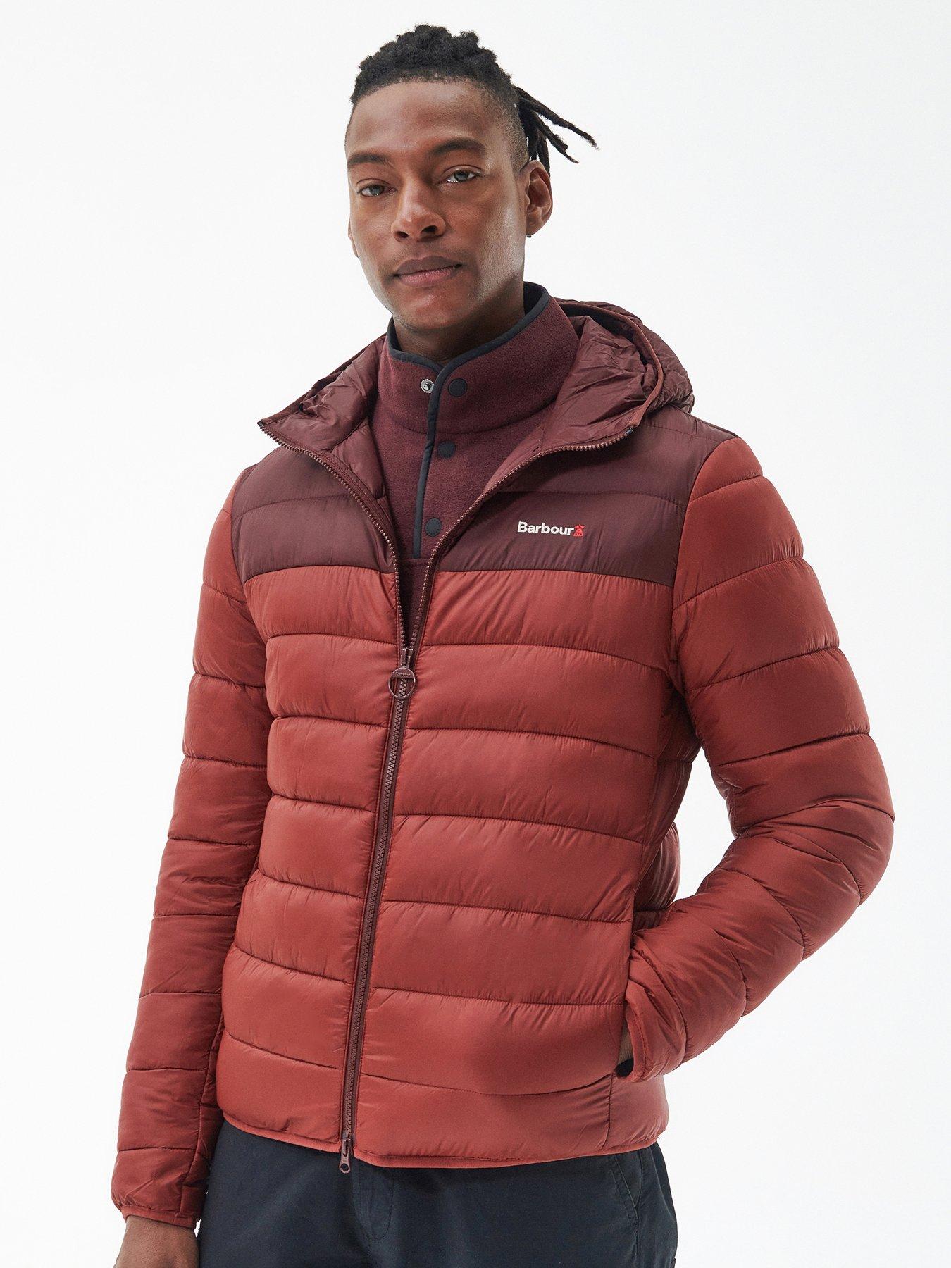 Barbour red jacket mens best sale