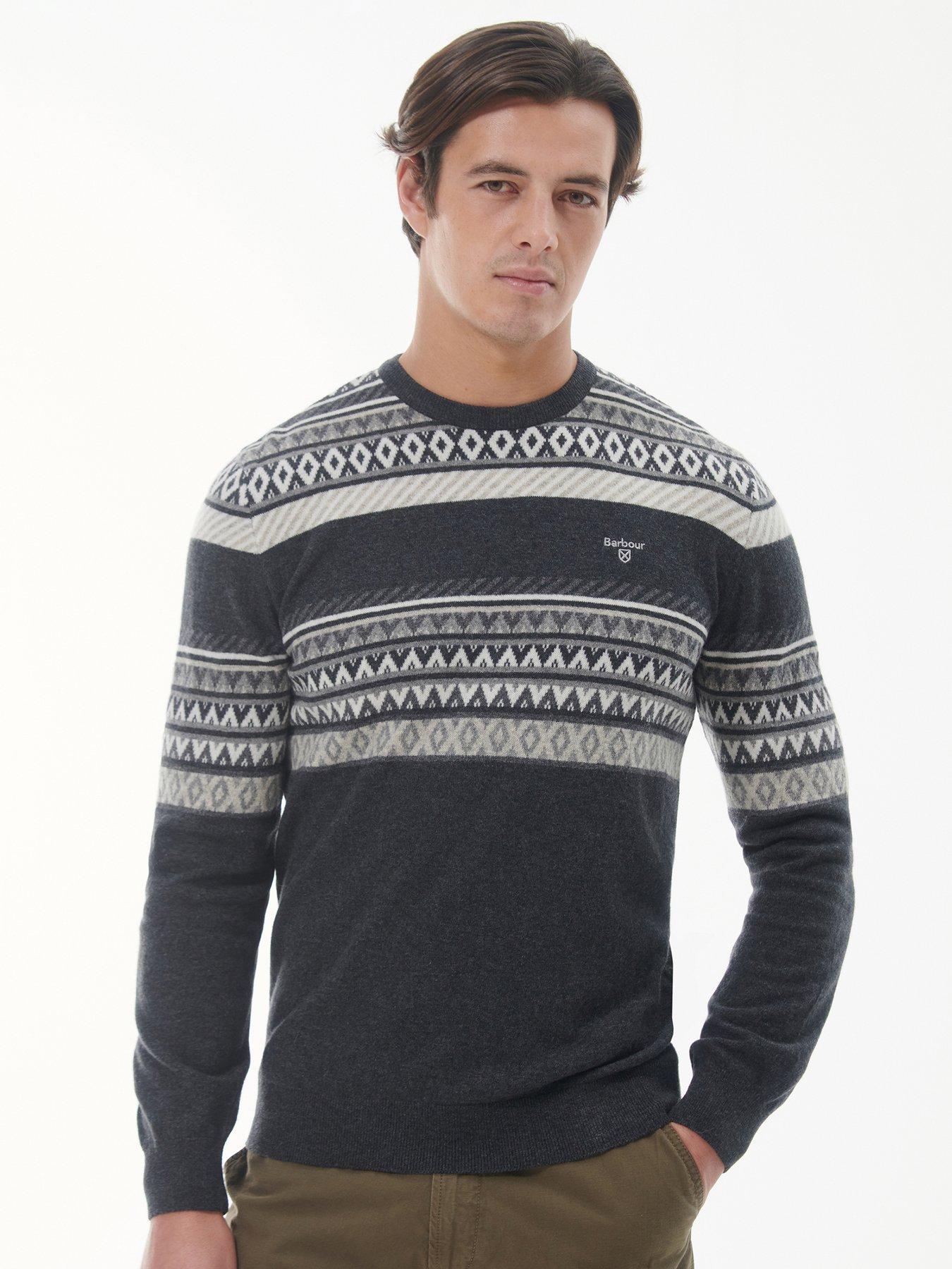 Grey clearance barbour jumper