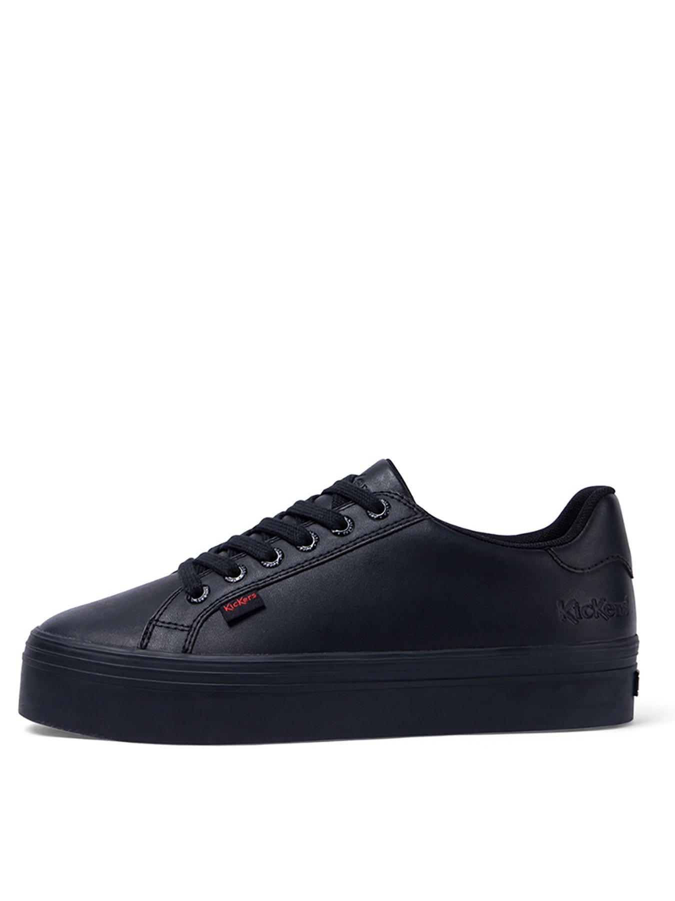 Image 1 of 6 of Kickers Tovni Stack Leather - Black