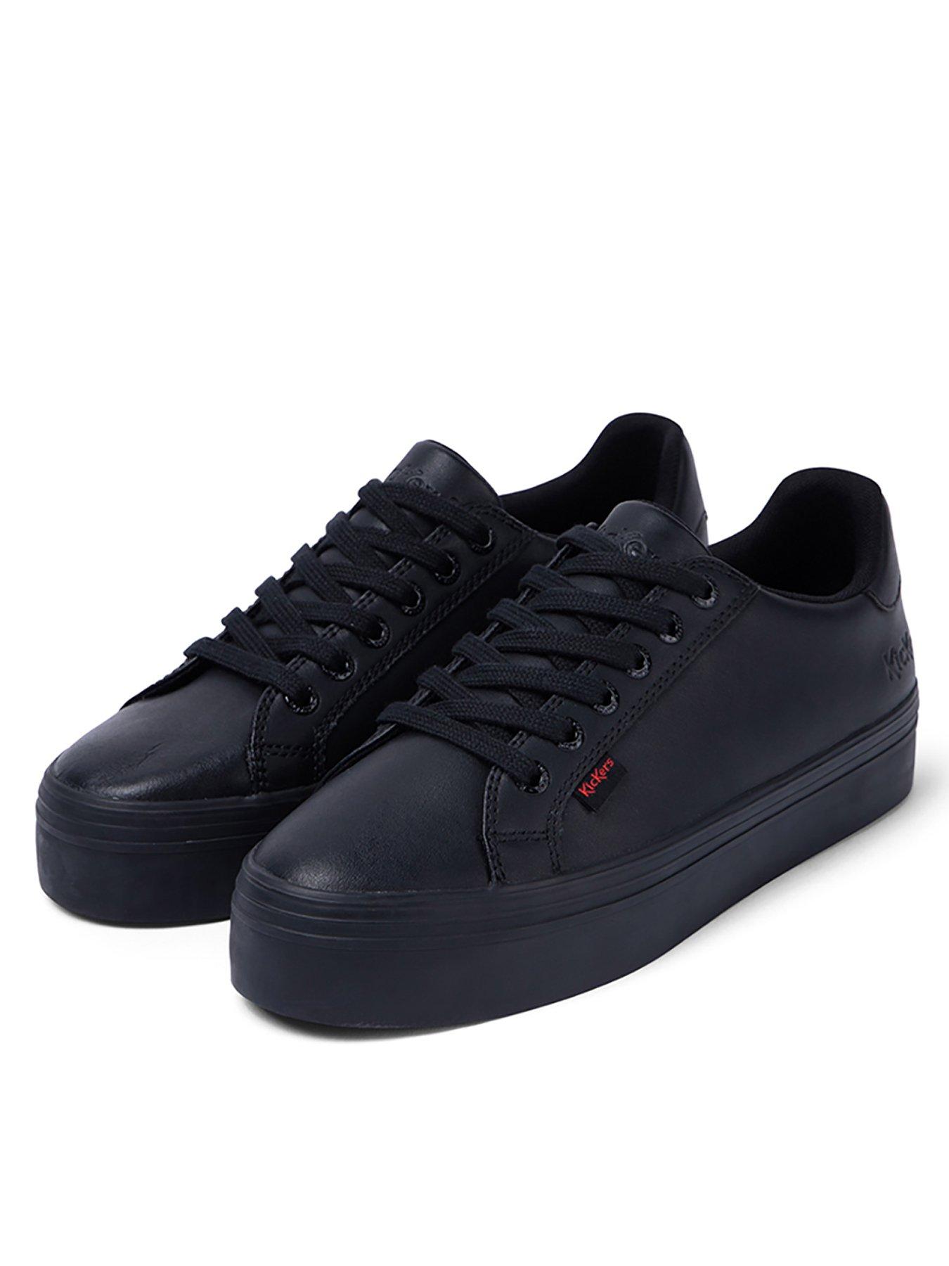 Image 2 of 6 of Kickers Tovni Stack Leather - Black
