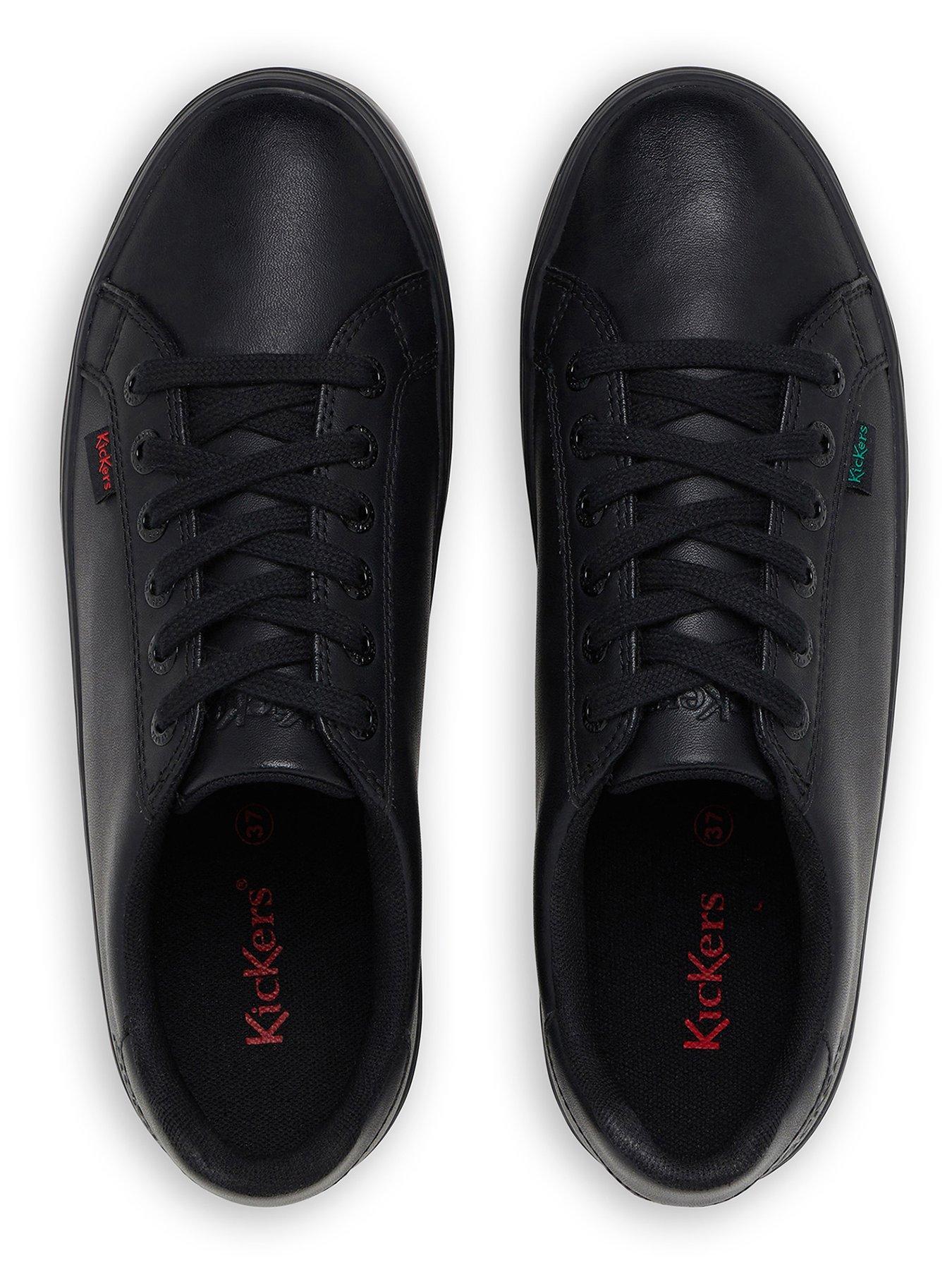 Image 3 of 6 of Kickers Tovni Stack Leather - Black