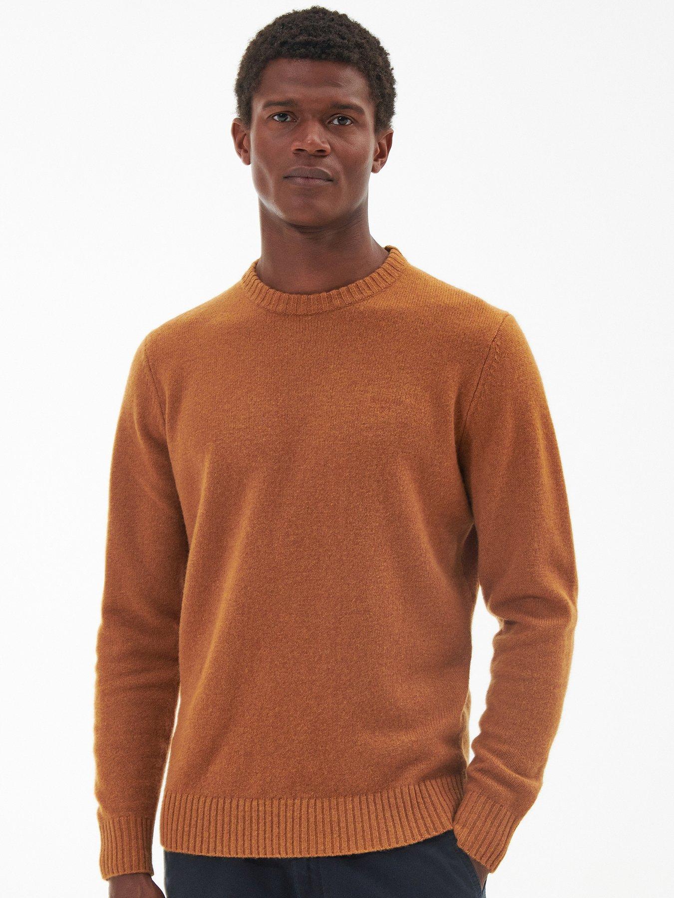 Buy Burgundy Textured Crew Neck Jumper M, Jumpers and cardigans