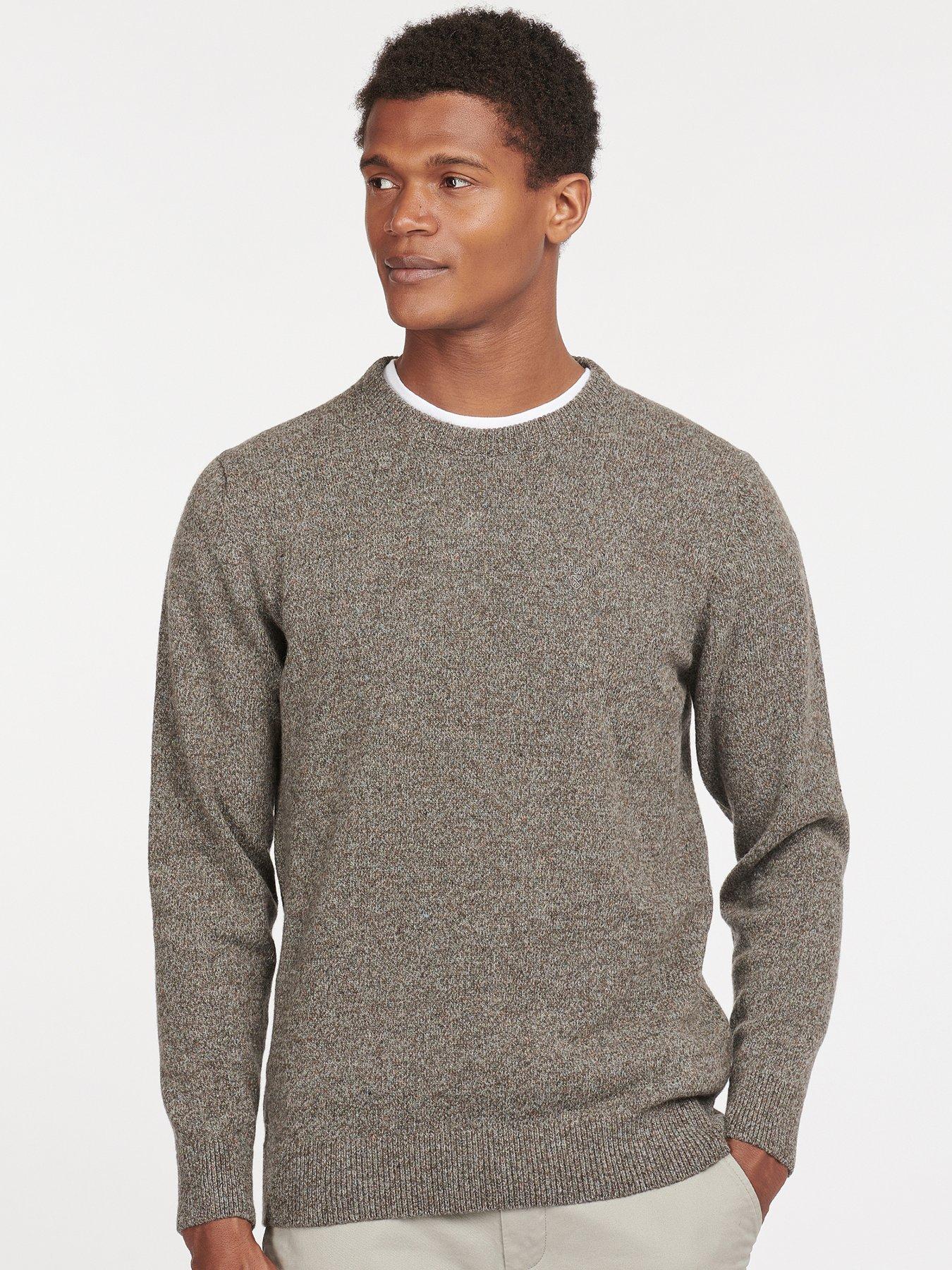 Barbour essential lambswool v best sale neck jumper