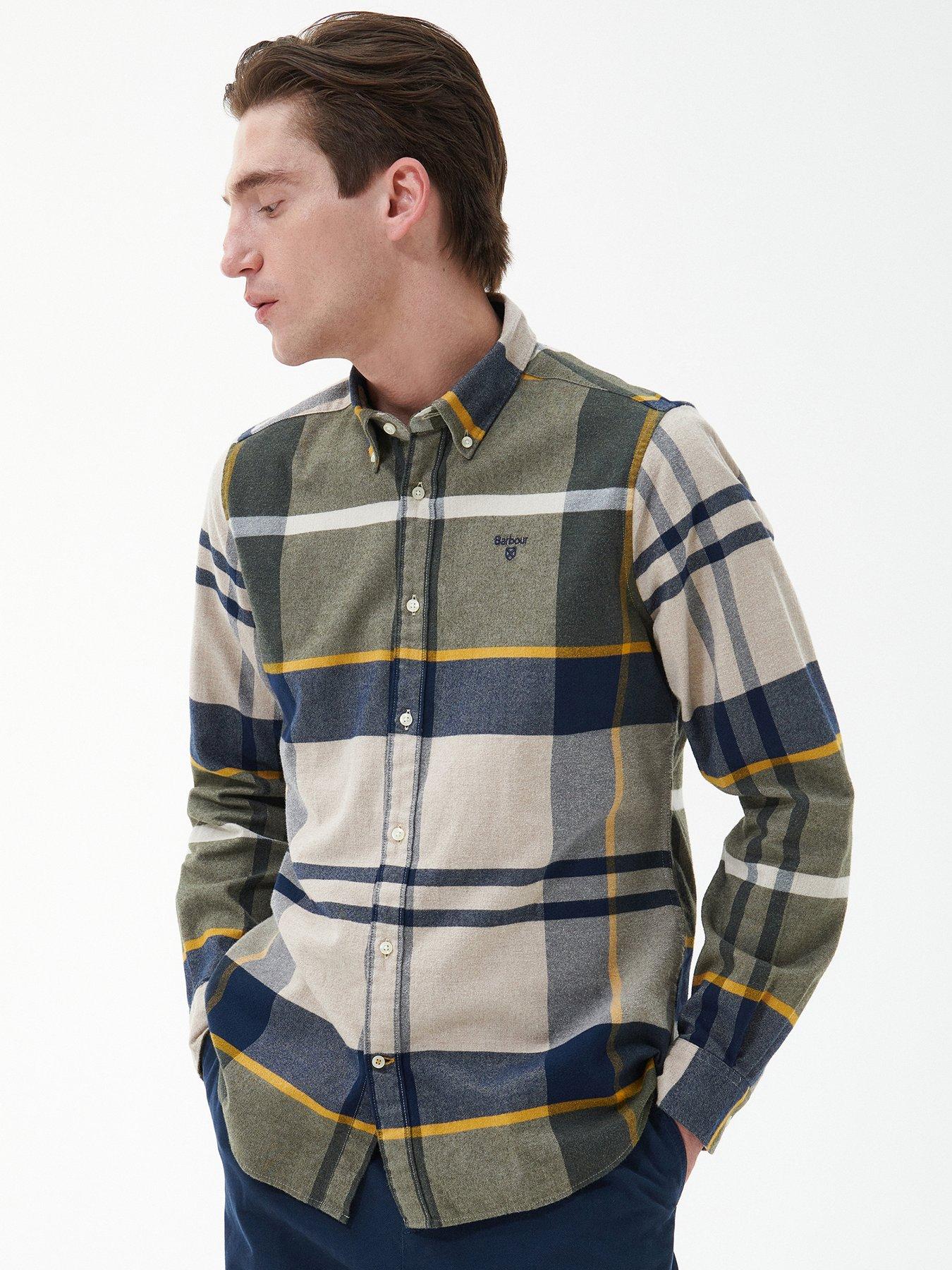 Barbour hot sale green shirt
