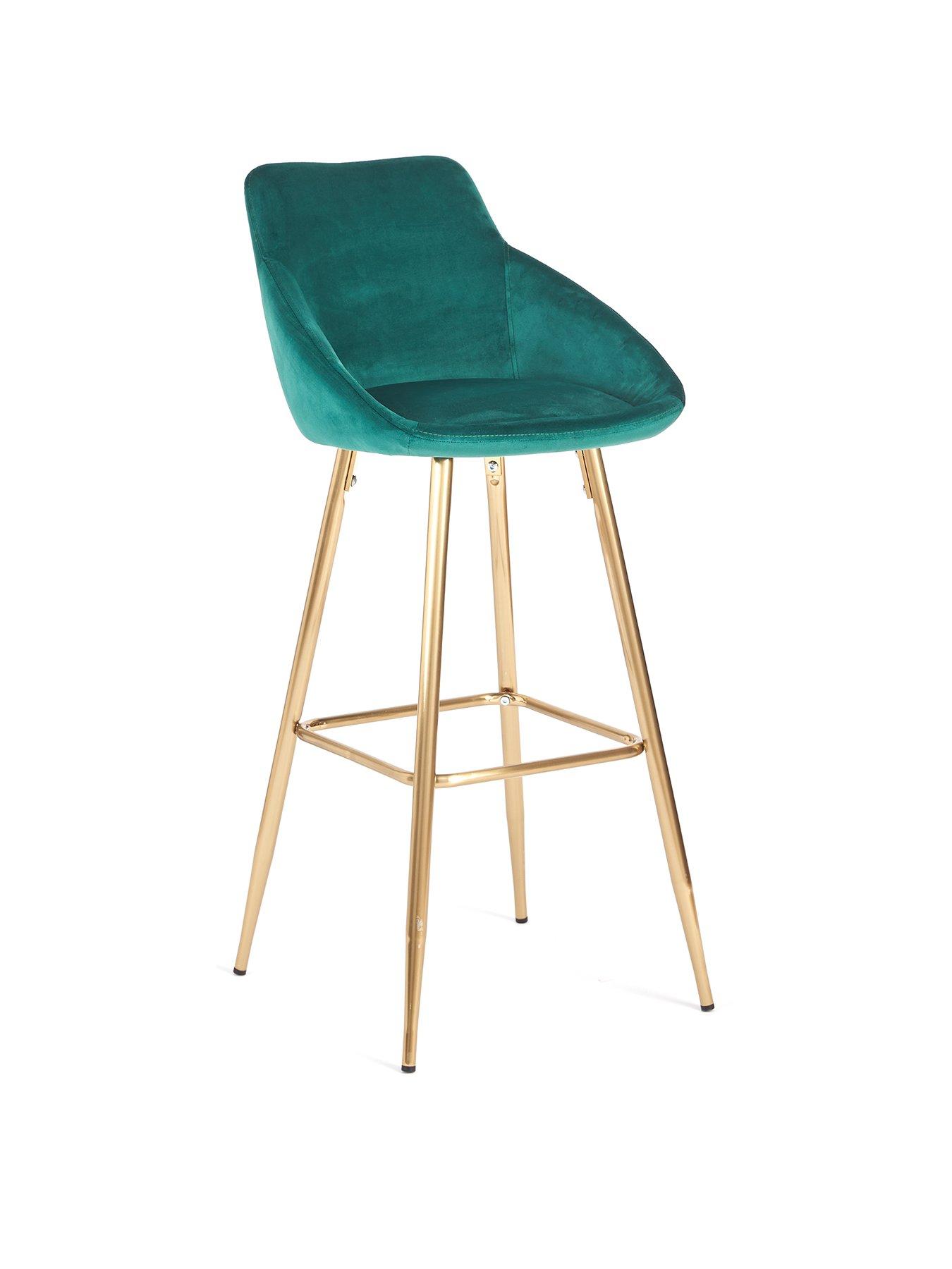 Image 3 of 6 of Very Home Dahlia Bar Stool - Green