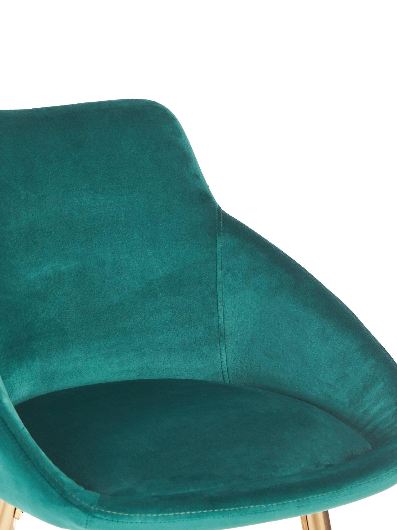 Image 4 of 6 of Very Home Dahlia Bar Stool - Green