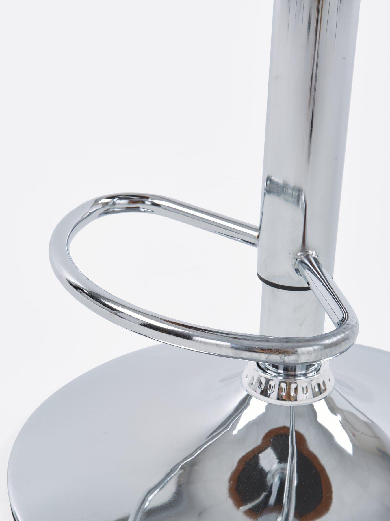 Image 5 of 6 of The Very Collection Diamond Stitch Faux Leather Bar Stool - Tan- FSC&reg; Certified