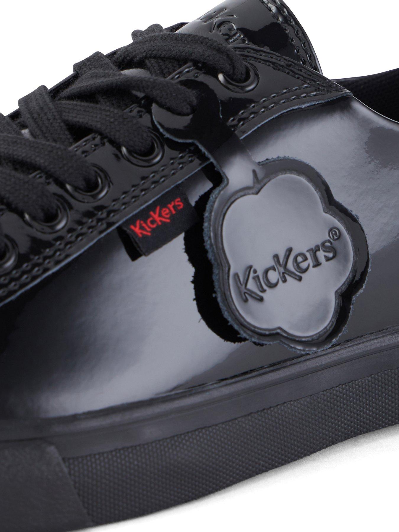 Image 5 of 6 of Kickers Tonvi Lacer Patent Leather Shoe - Black
