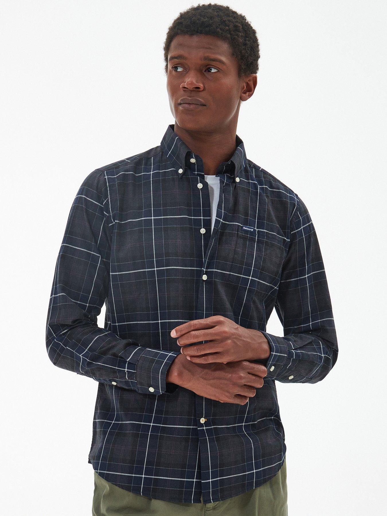 Barbour black shirt online