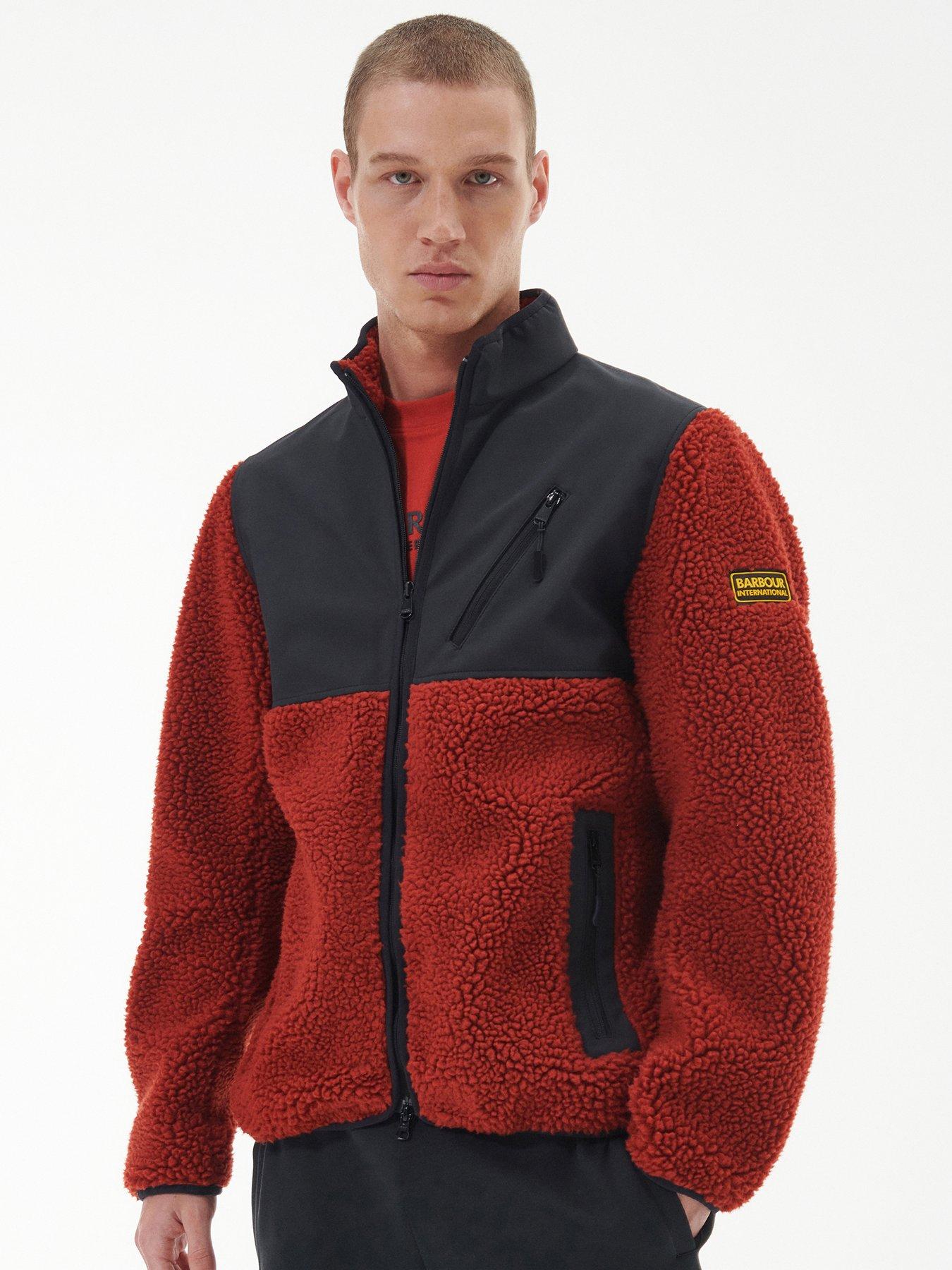 Barbour international 2024 jacket red