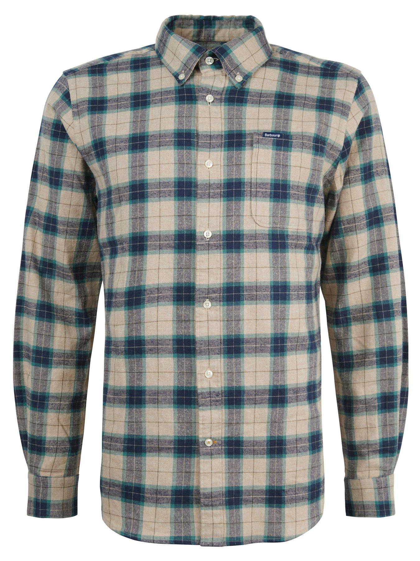 Barbour brushed cotton shirt shop