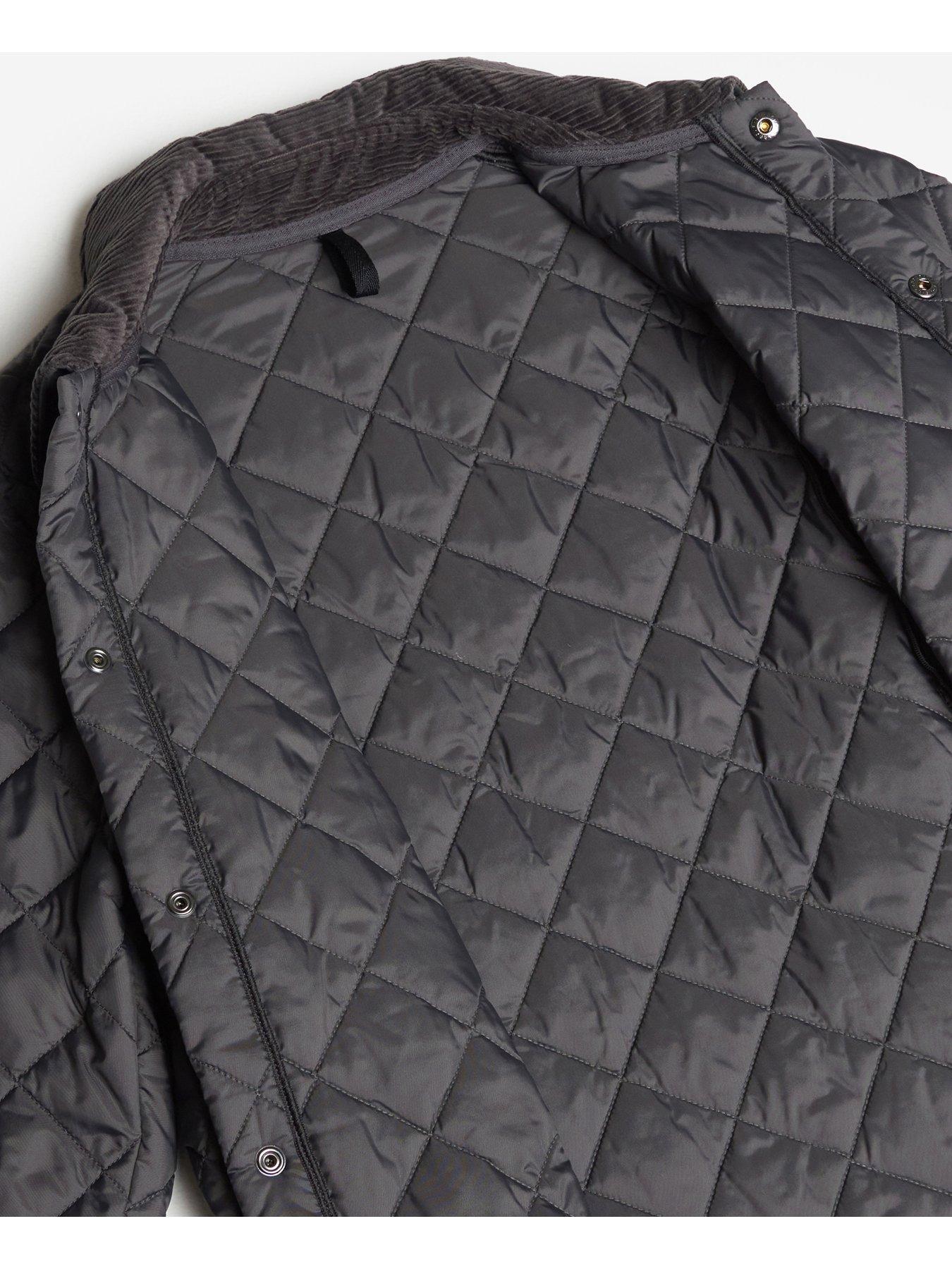 Image 5 of 5 of Barbour Heritage Liddesdale Quilted Jacket - Dark Grey