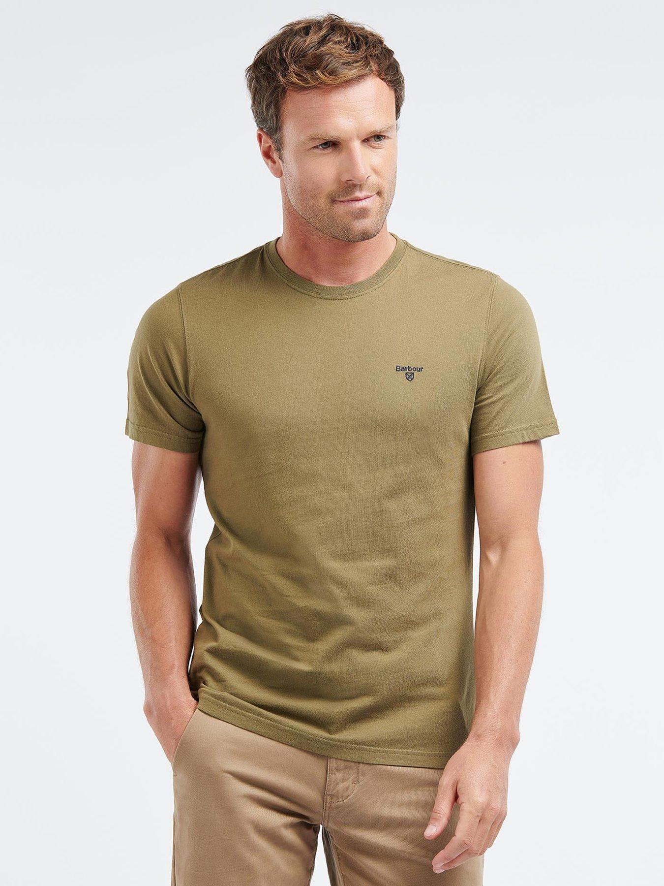 Men s Barbour T Shirts Polos Short Long Sleeve Very