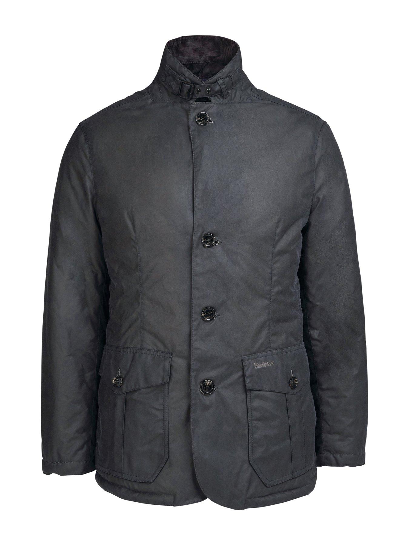 Barbour lutz sale wax jacket navy