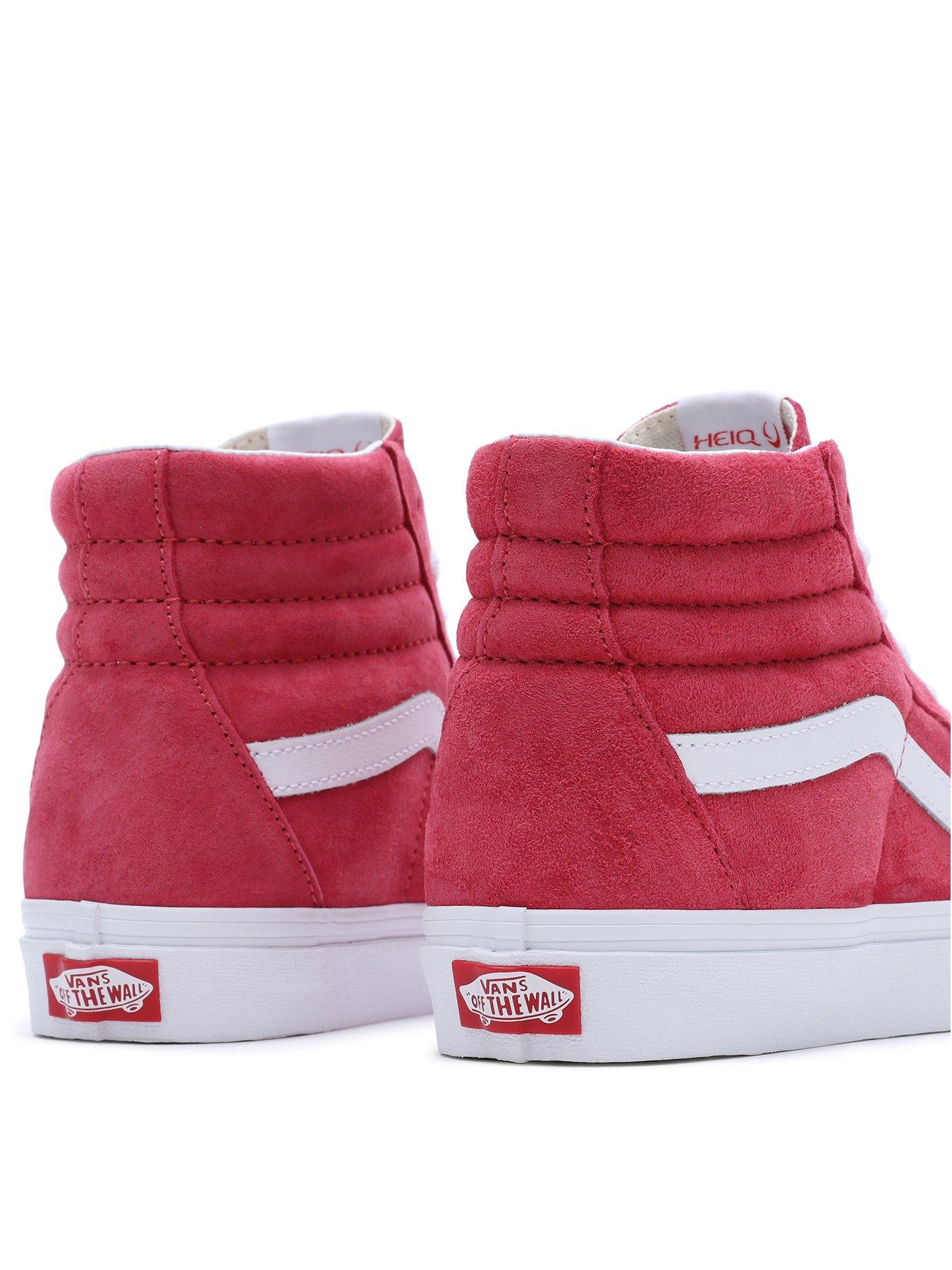 Red vans womens sales sale