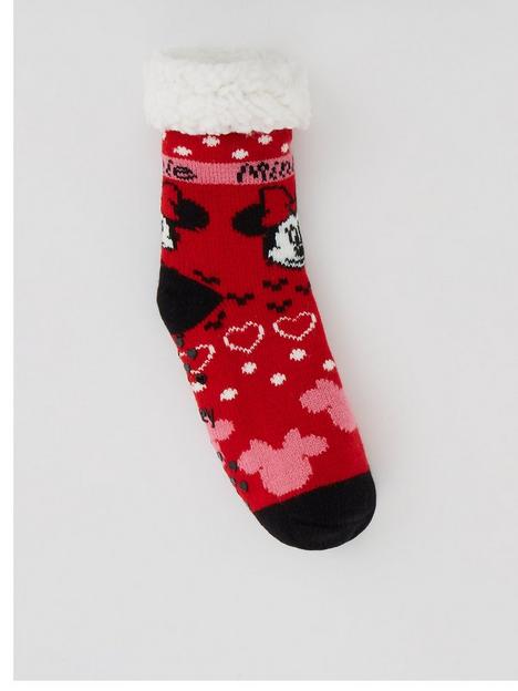 minnie-mouse-knitted-slipper-sock