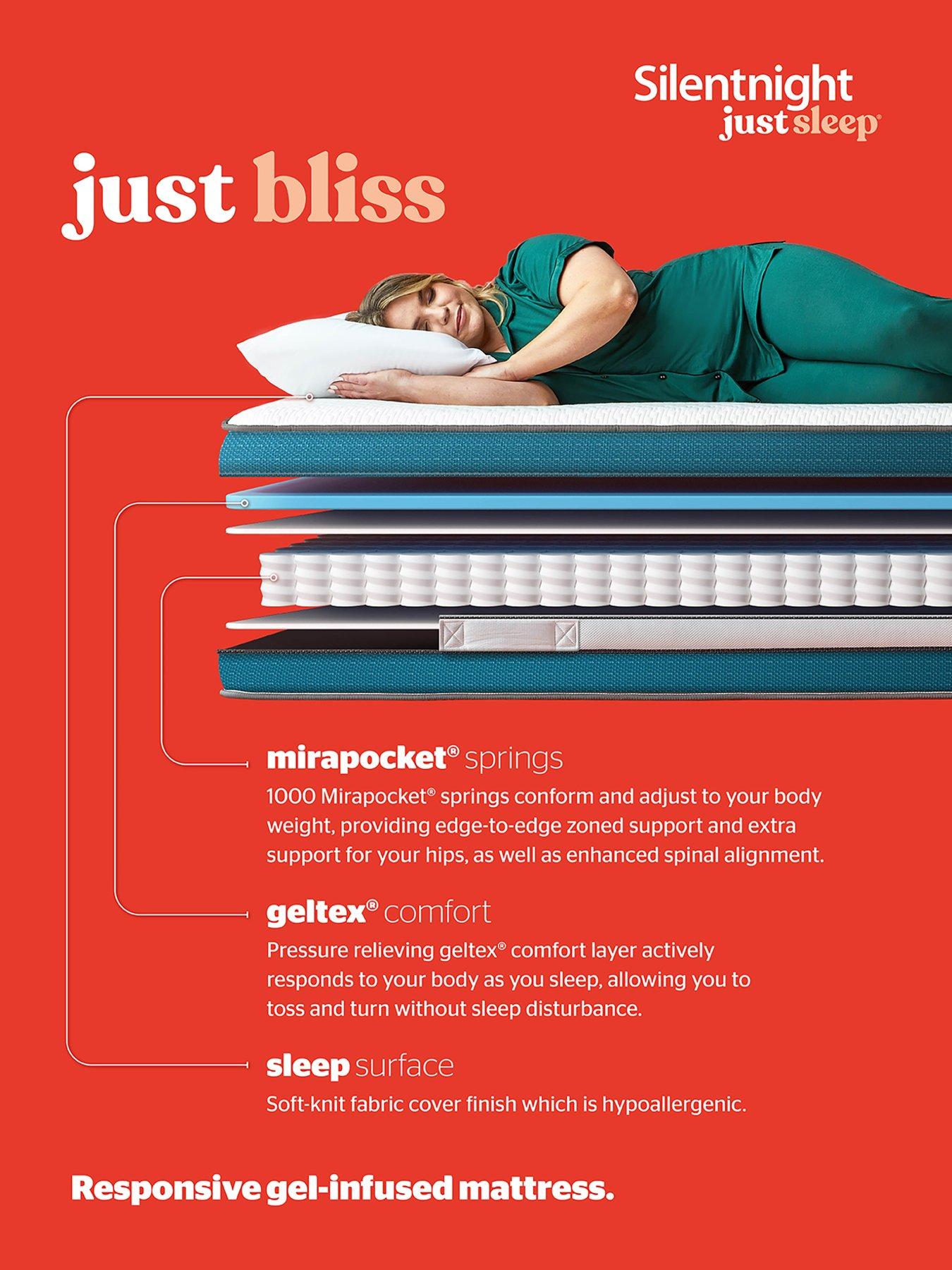 Image 7 of 8 of Silentnight Just Bliss Mattress - Medium Soft