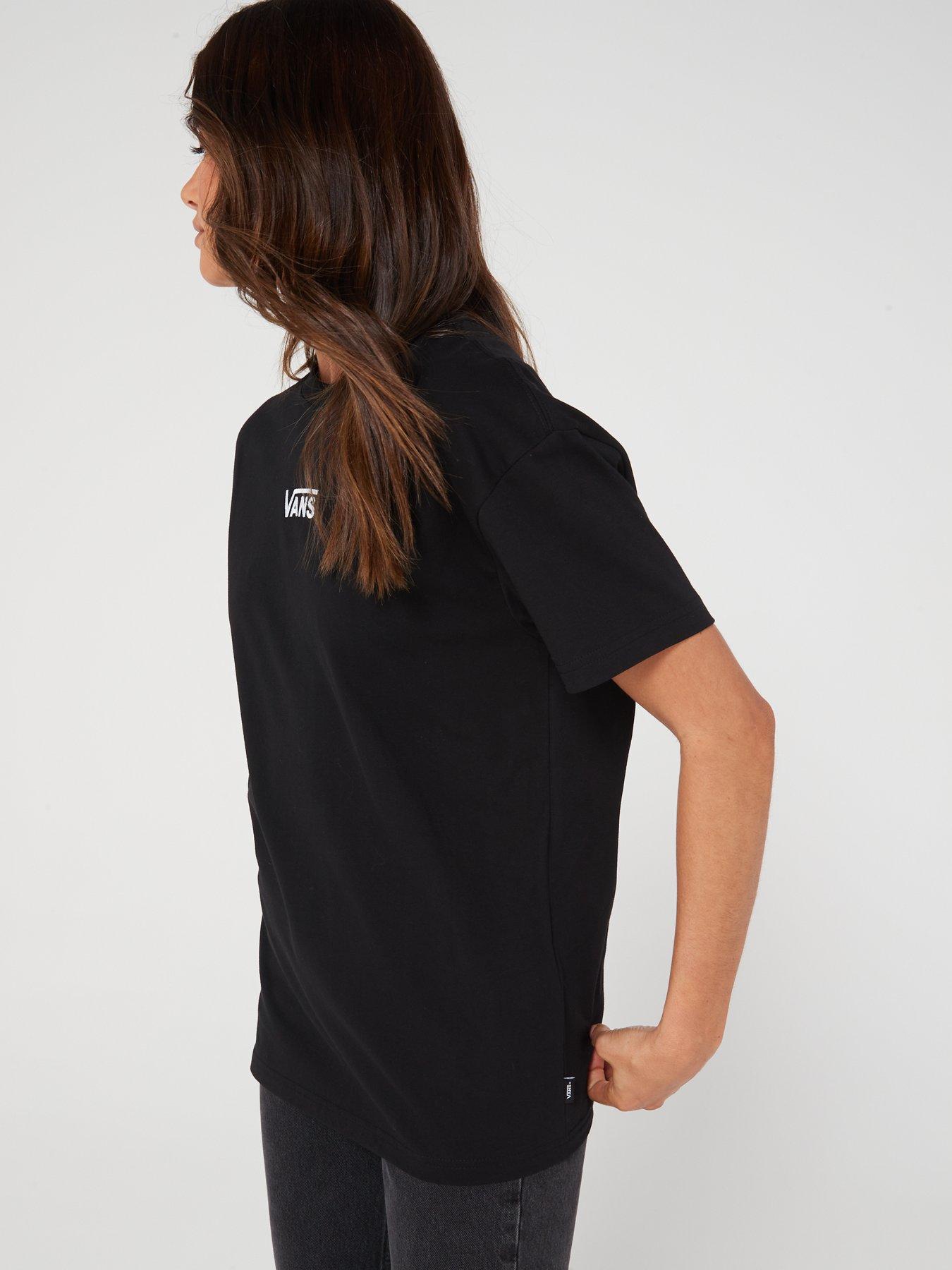 Flying V Oversized T Shirt Black