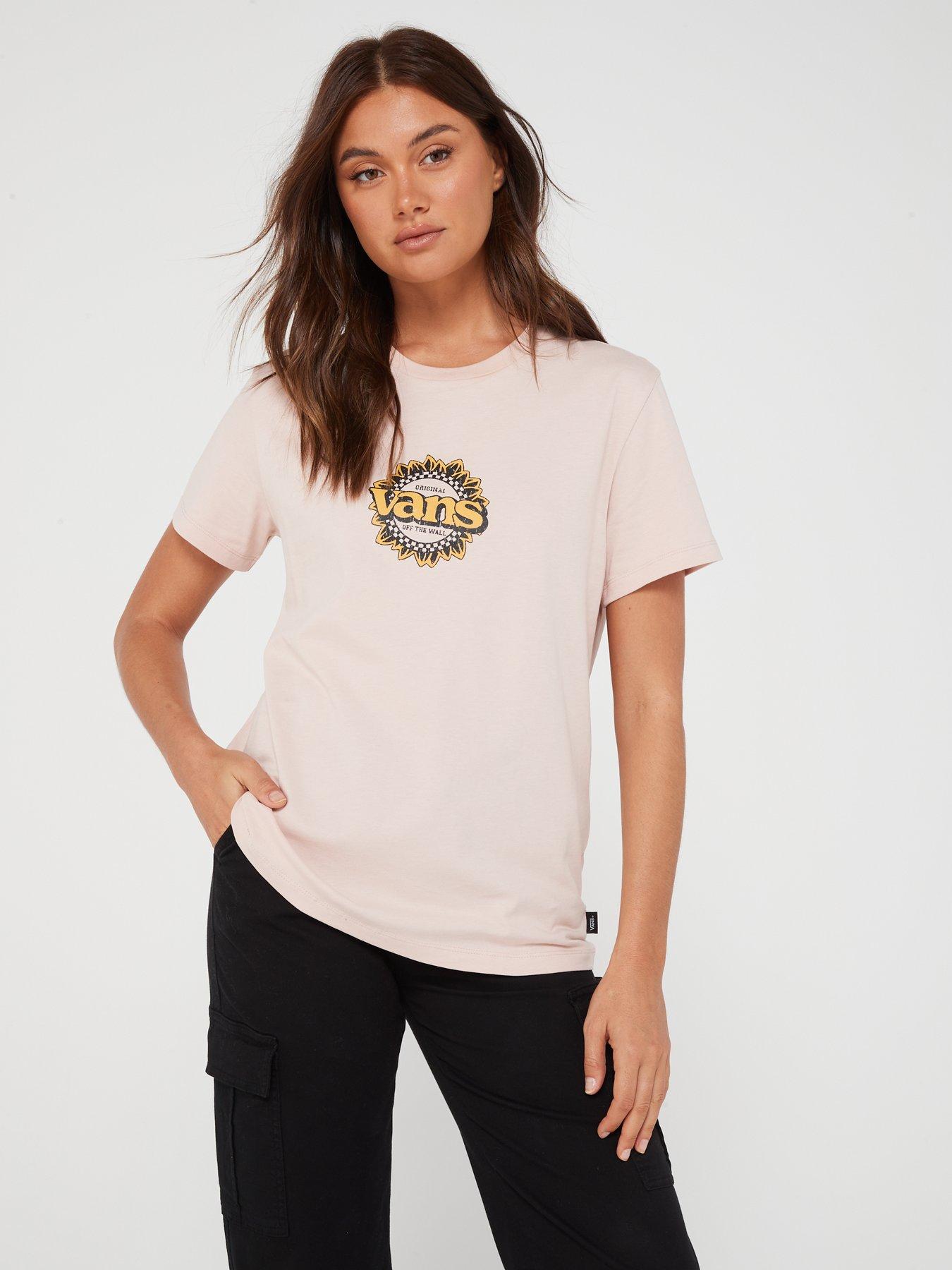 Vans pink hot sale tee