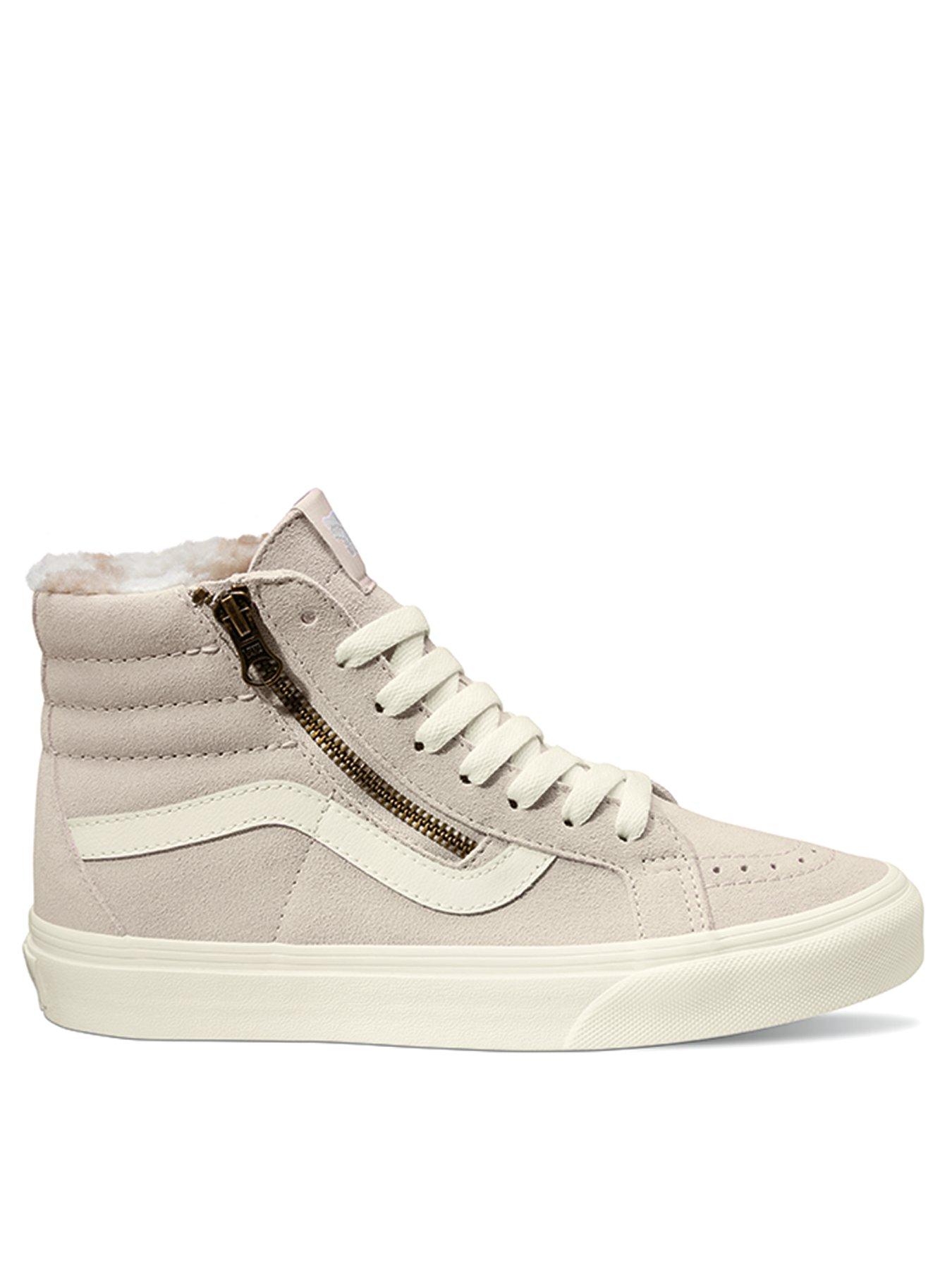 Vans Sk8-hi Reissue Side Zip - Beige | very.co.uk