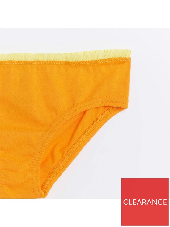 outfit image of river-island-mini-girls-frill-briefs-6-pack-orange