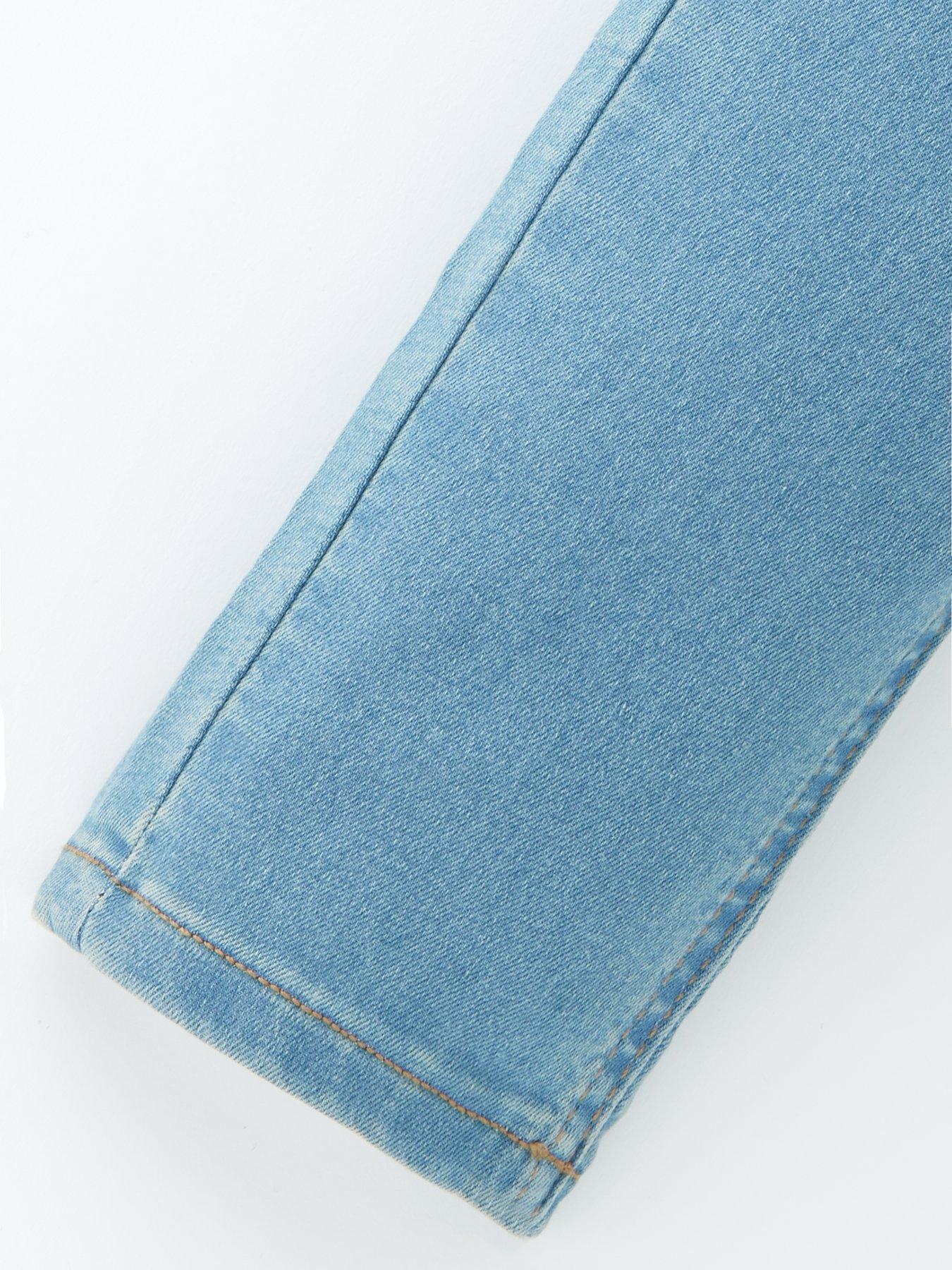 Image 4 of 4 of V by Very Girls Denim Skinny Fit Blue Jeans