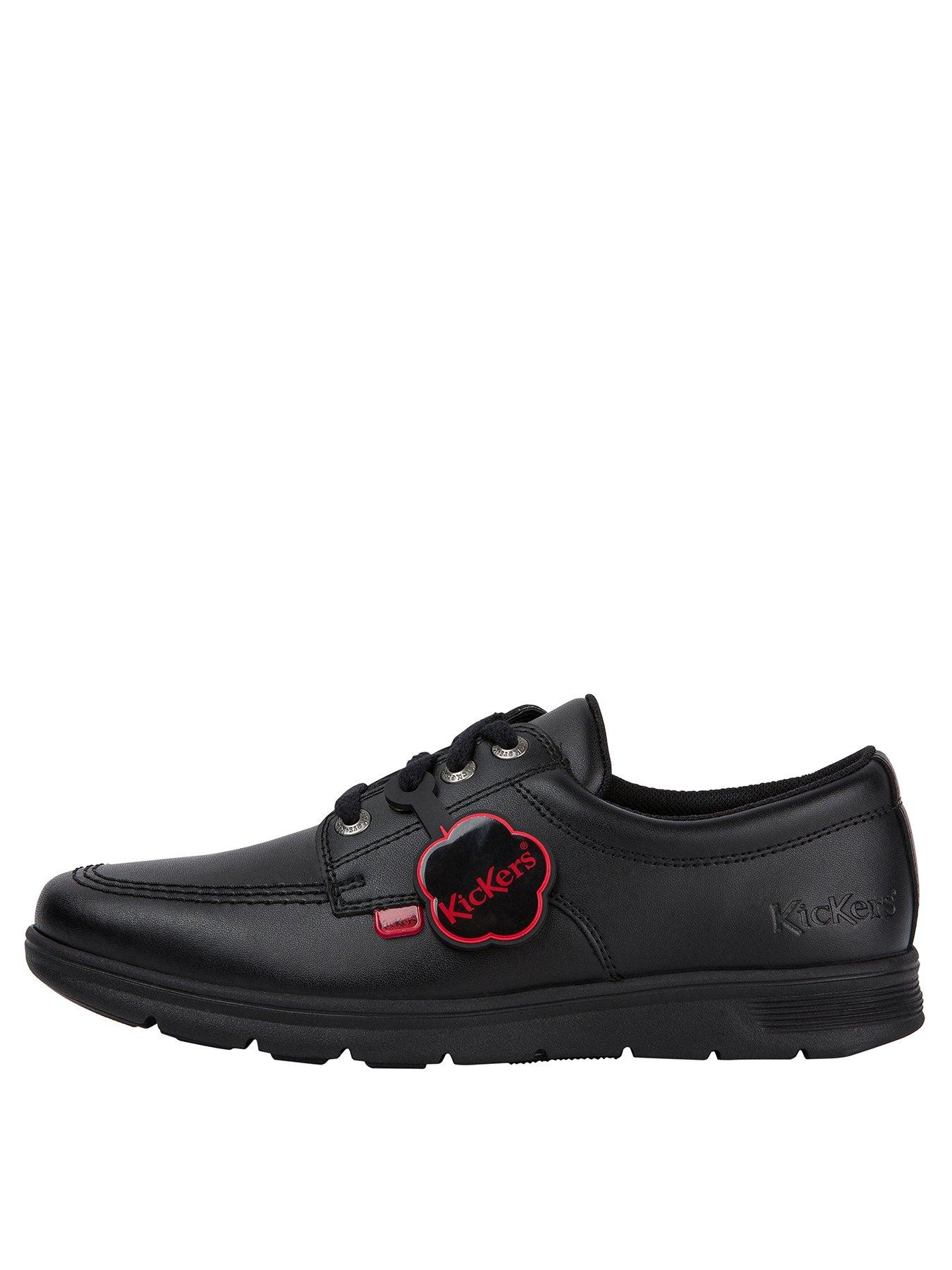 Kickers black sale shoes