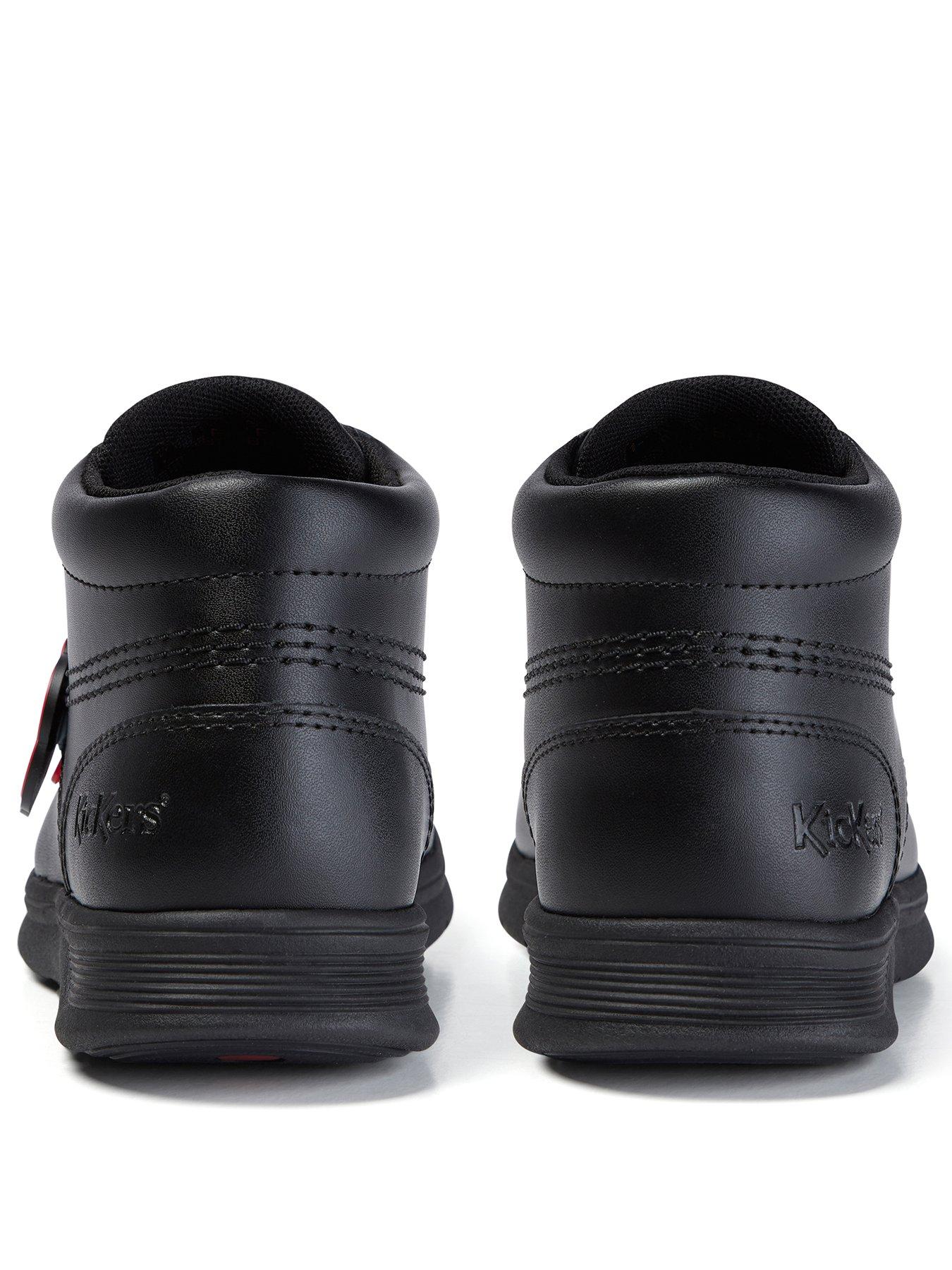Image 2 of 7 of Kickers Youth Kelland Leather Lace Boot School Shoe