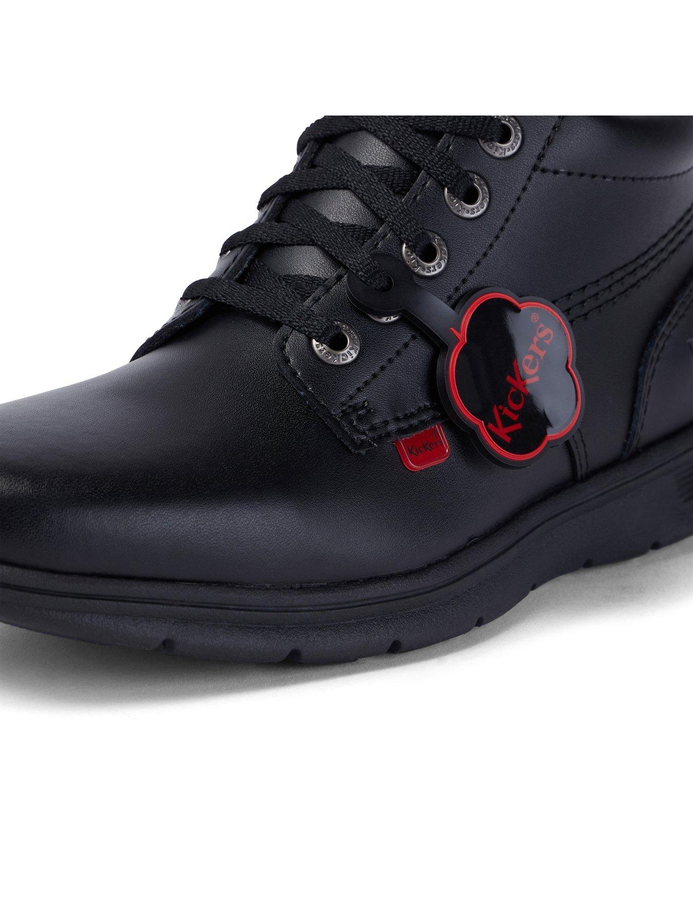Image 5 of 7 of Kickers Youth Kelland Leather Lace Boot School Shoe