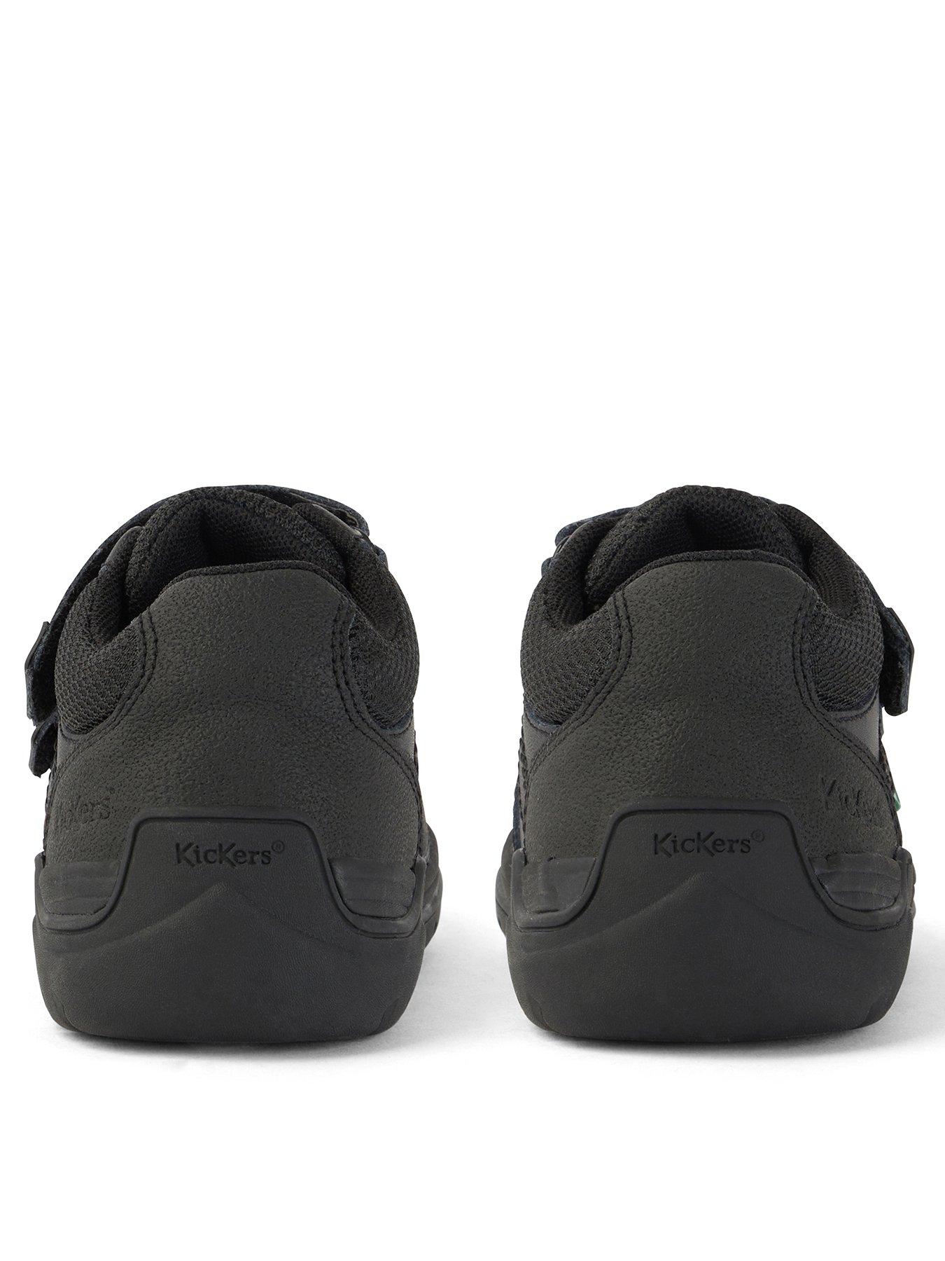 Kickers Stomper Mid Leather School Shoe | Very