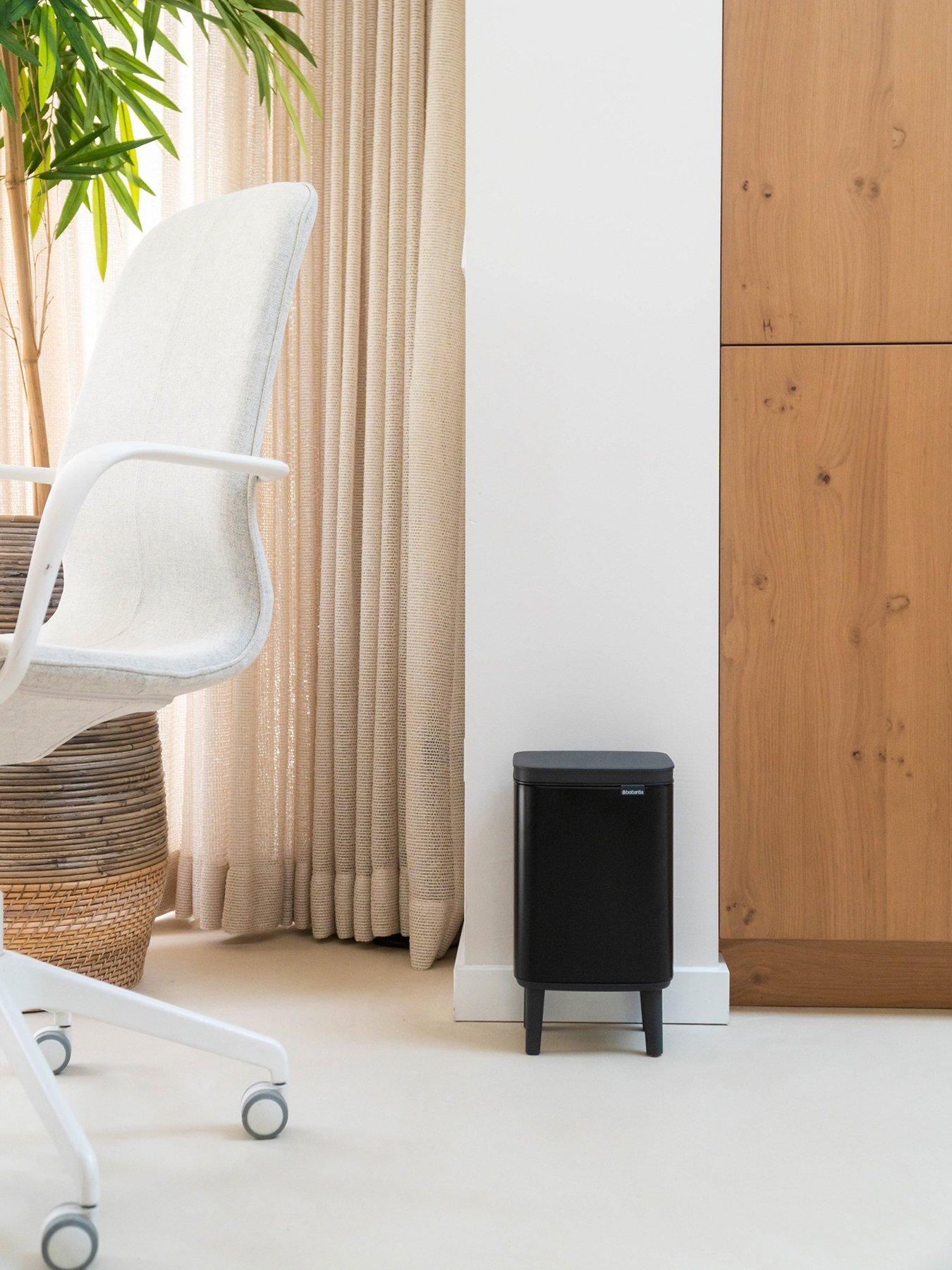 Brabantia Bo Hi 4-Litre Bathroom Bin - Black